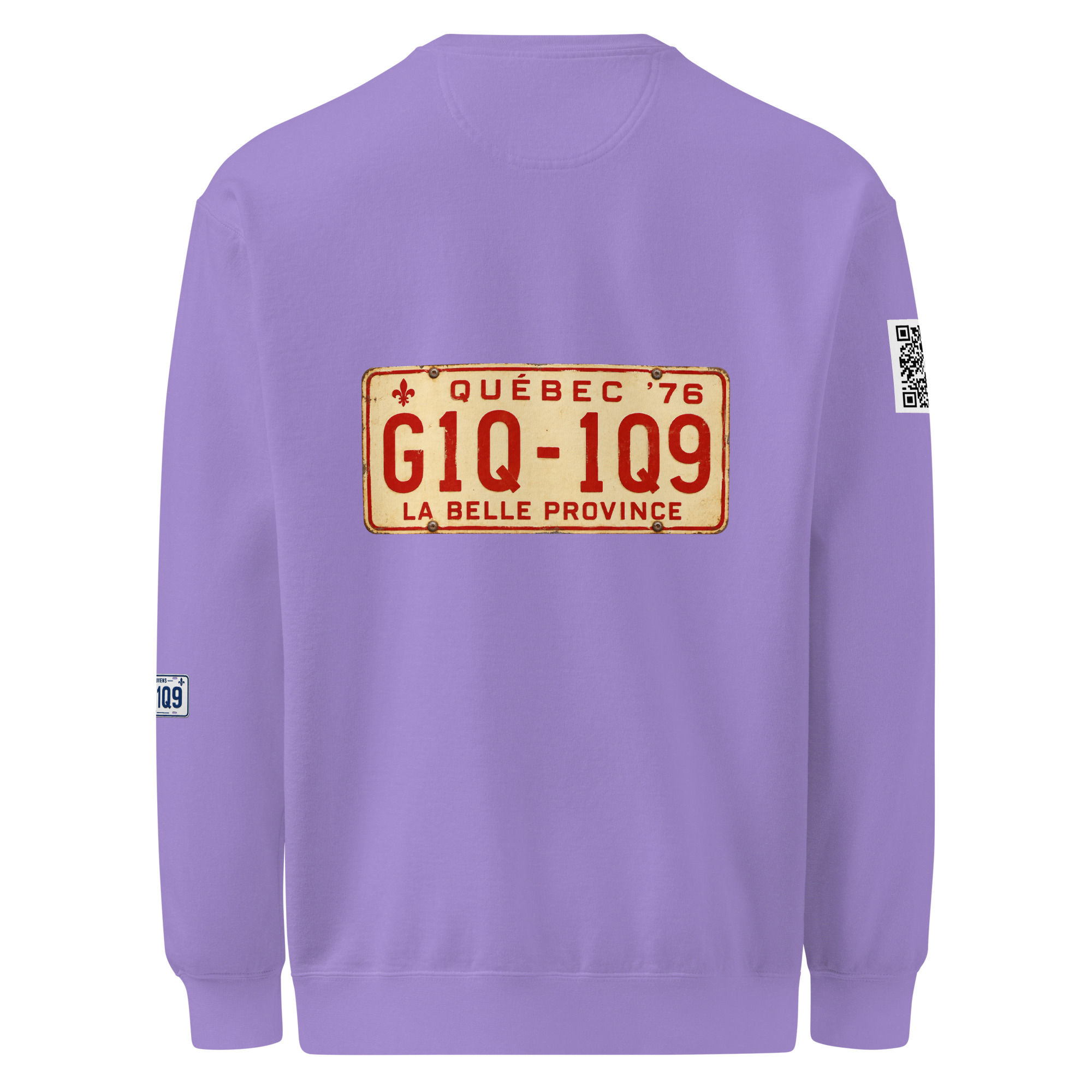 Unisex garment-dyed sweatshirt-Je me souviens 70-80