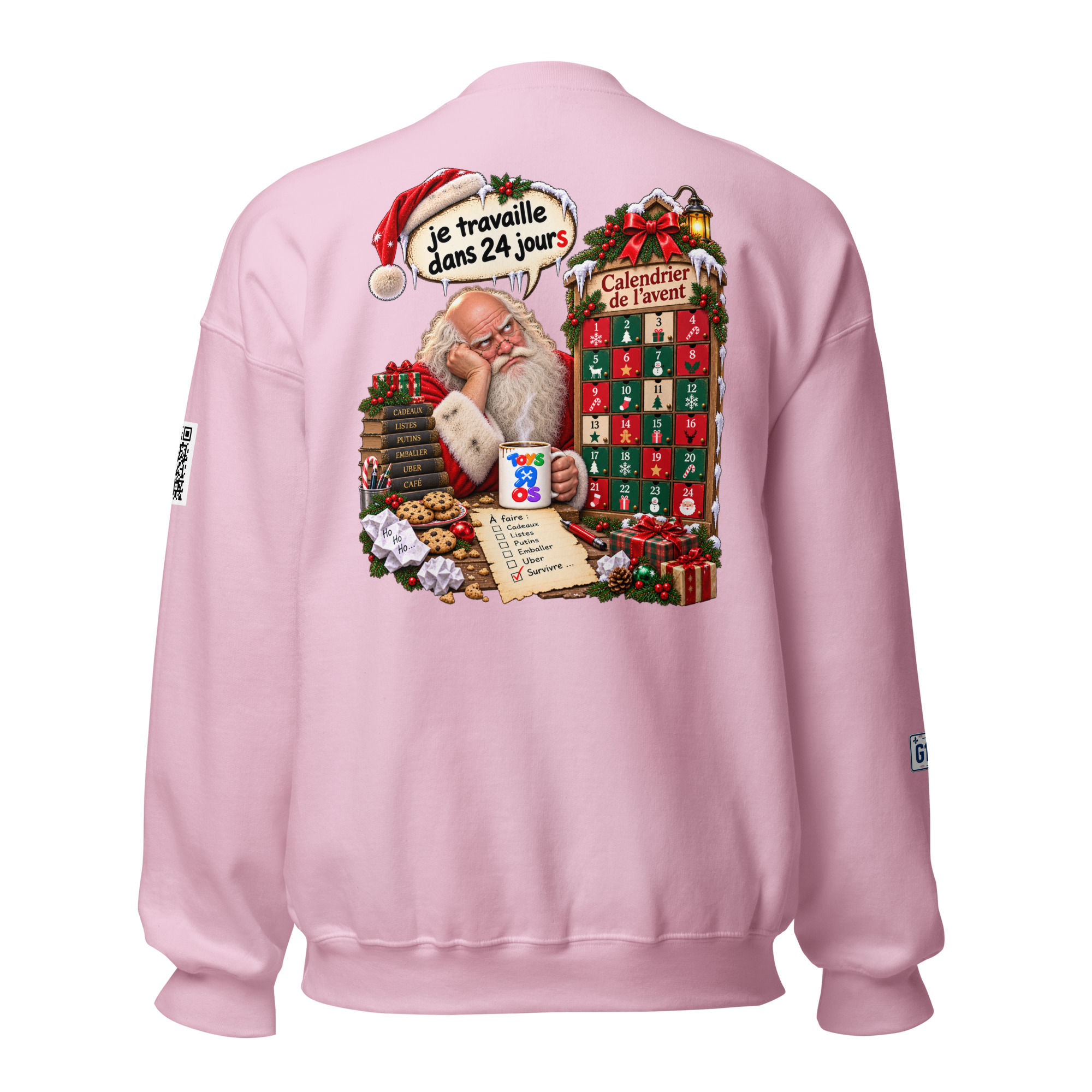 Unisex Sweatshirt-Pere Noel