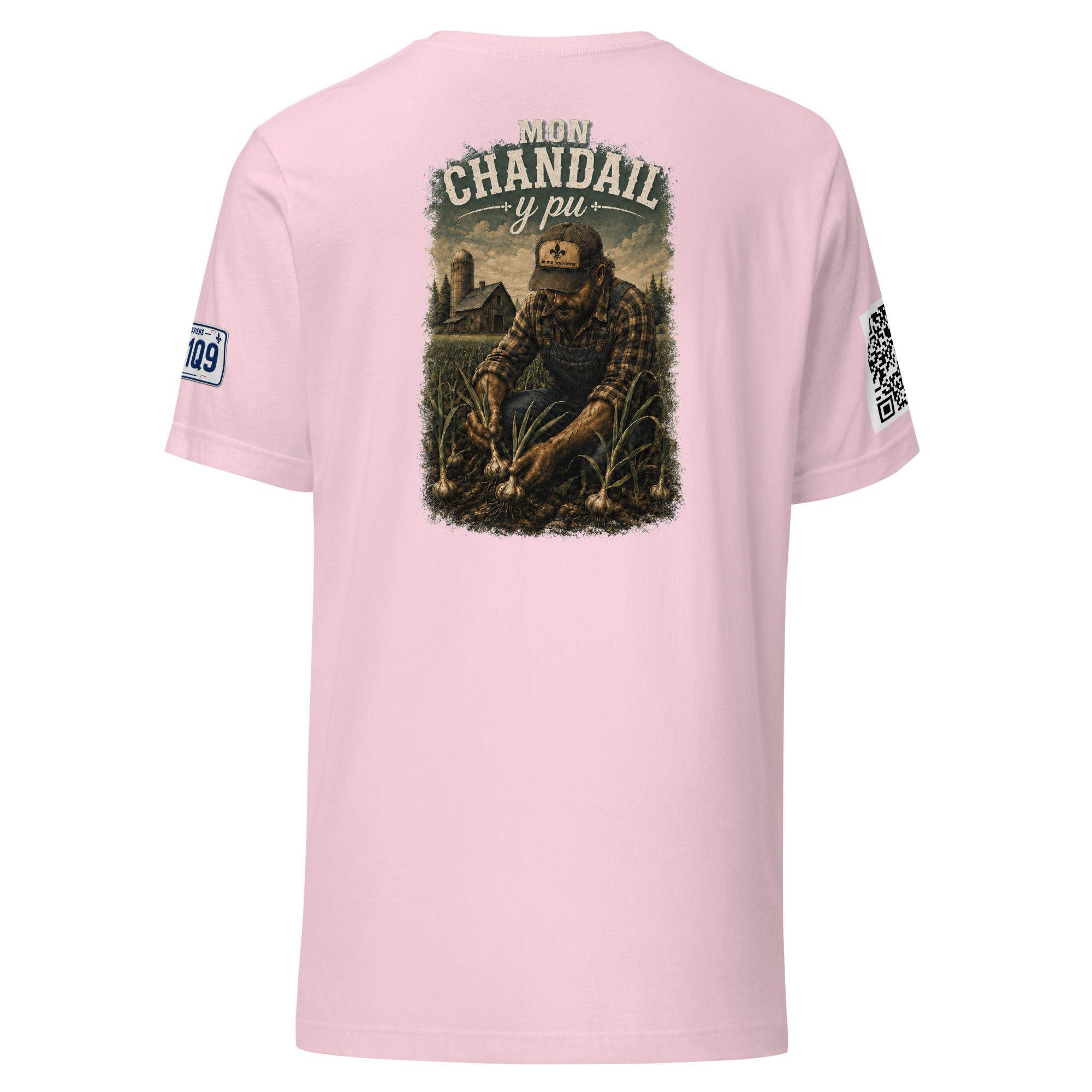 Unisex t-shirt-Mon chandail y pu