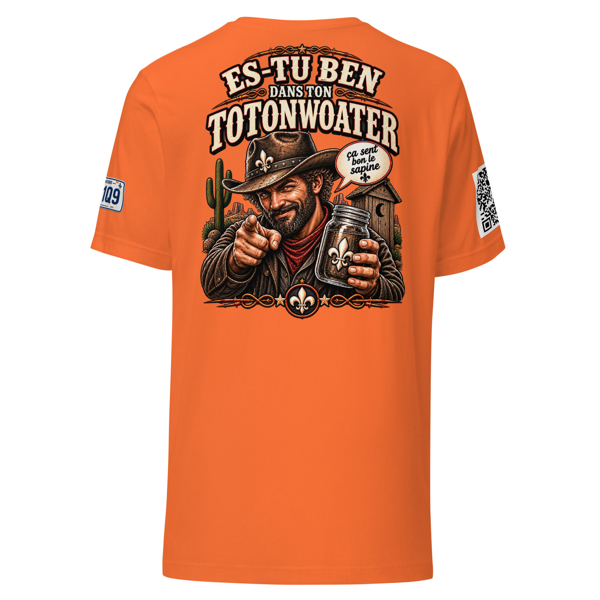 Unisex t-shirt-es tu ben dans totonwoater
