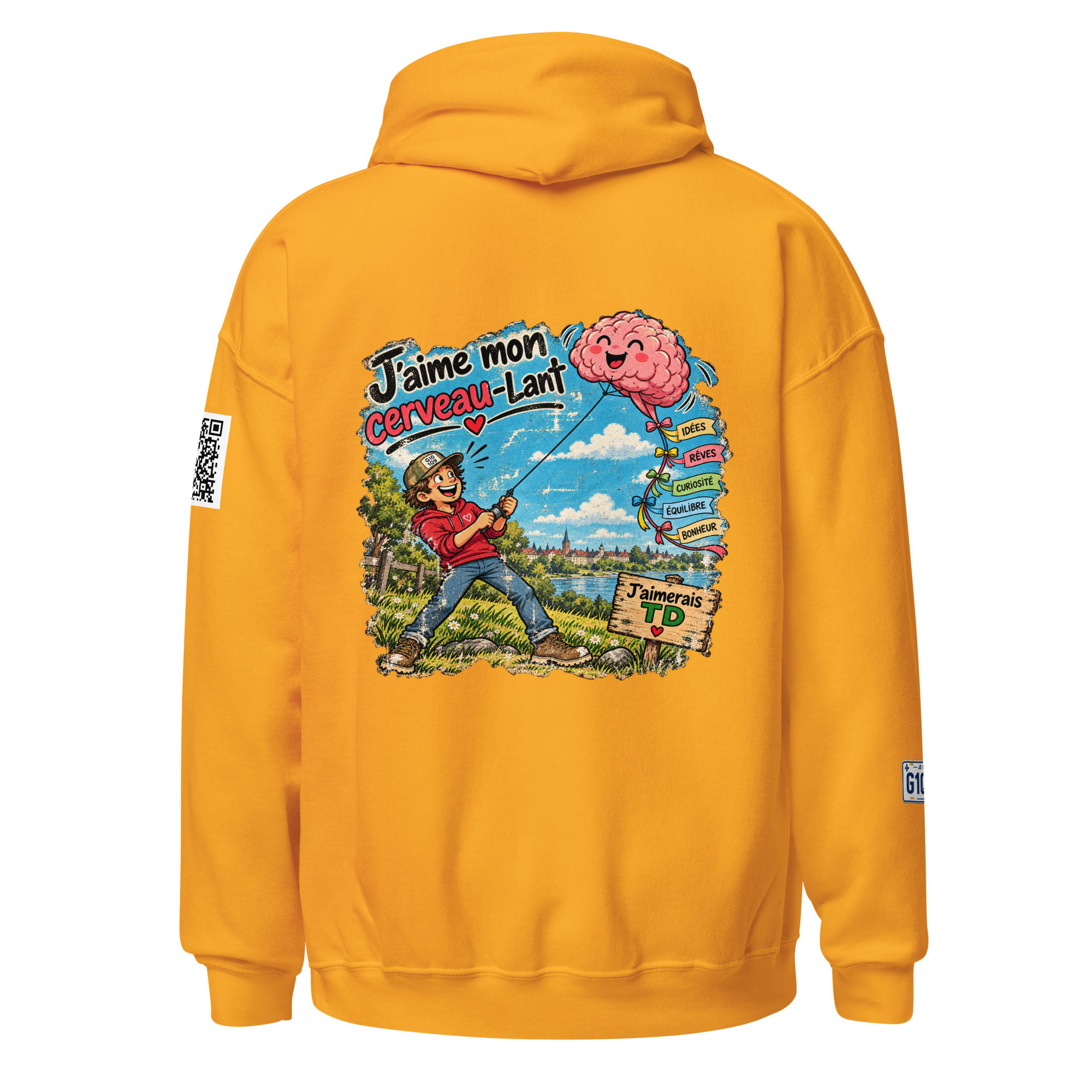 Unisex Hoodie-Cervo-lant