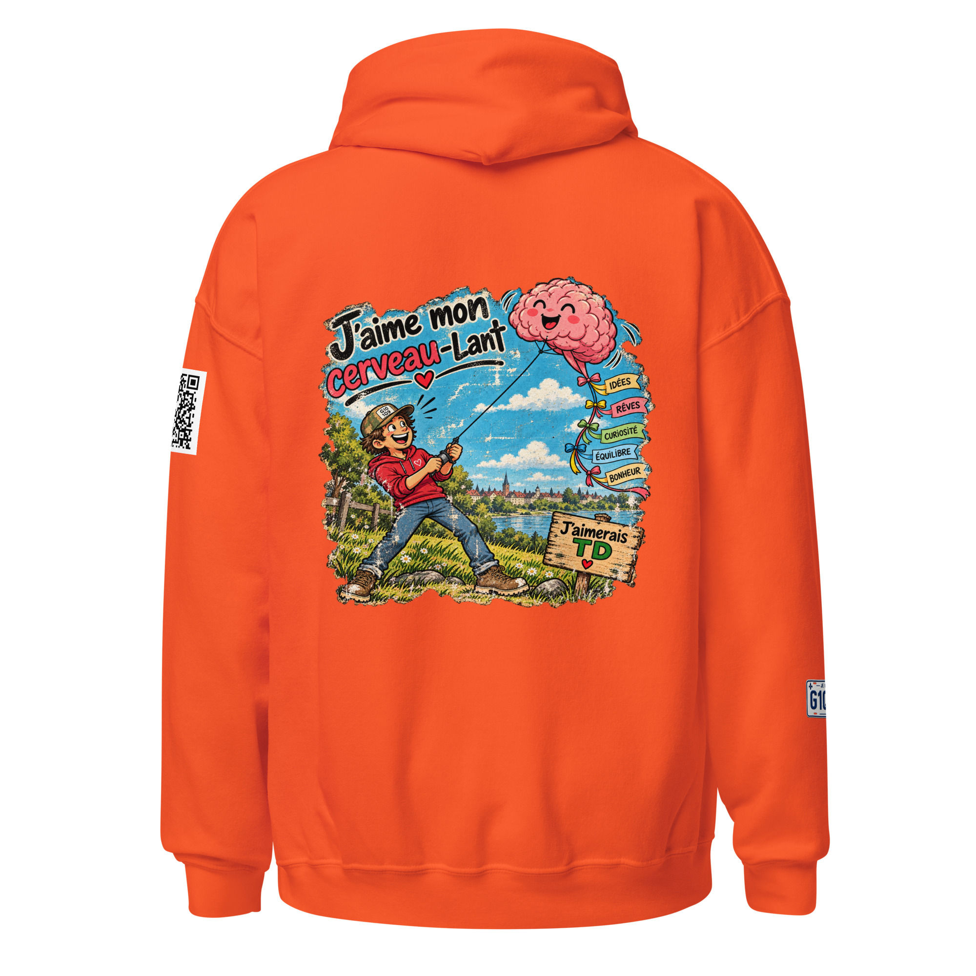 Unisex Hoodie-Cervo-lant