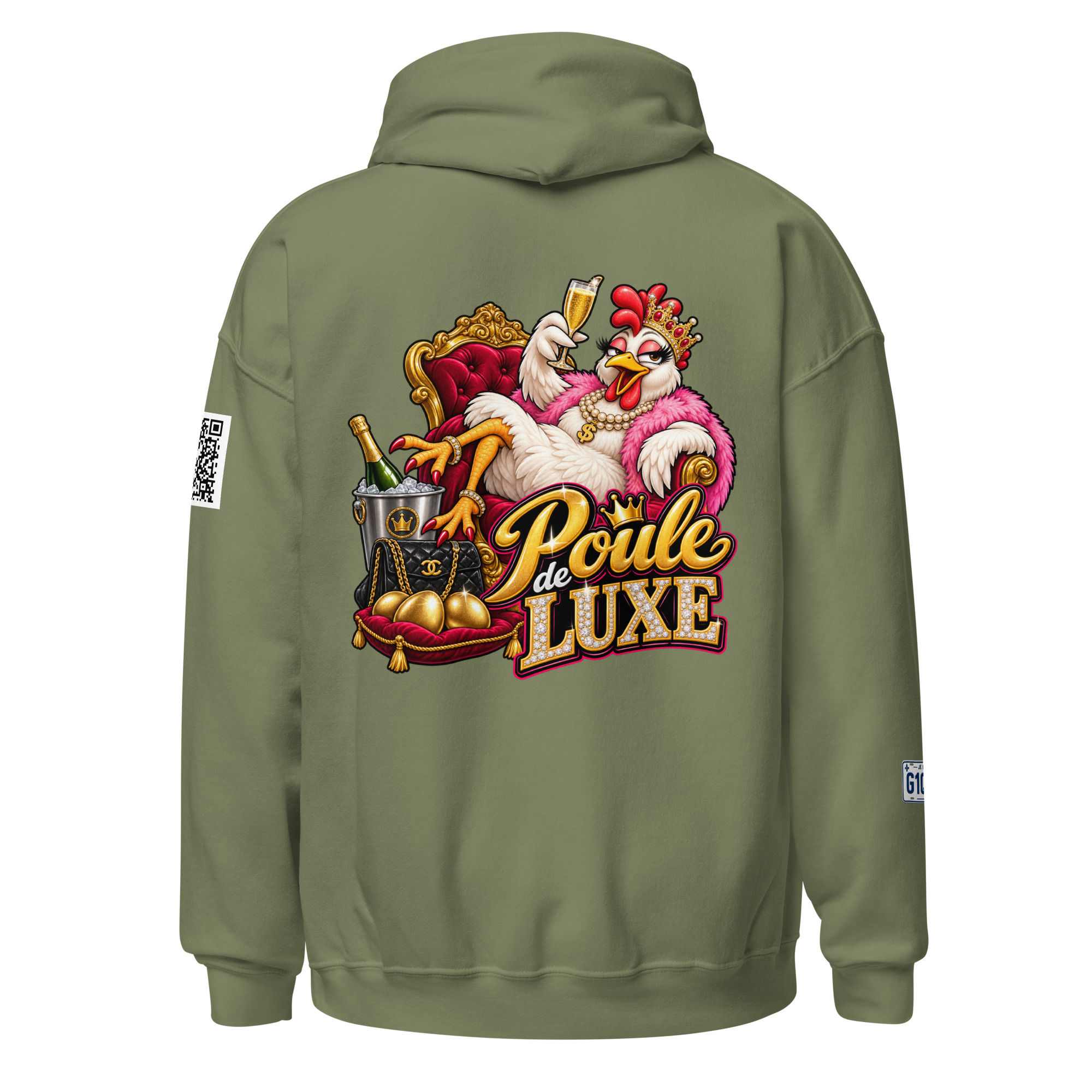 Unisex Hoodie-Poule de luxe