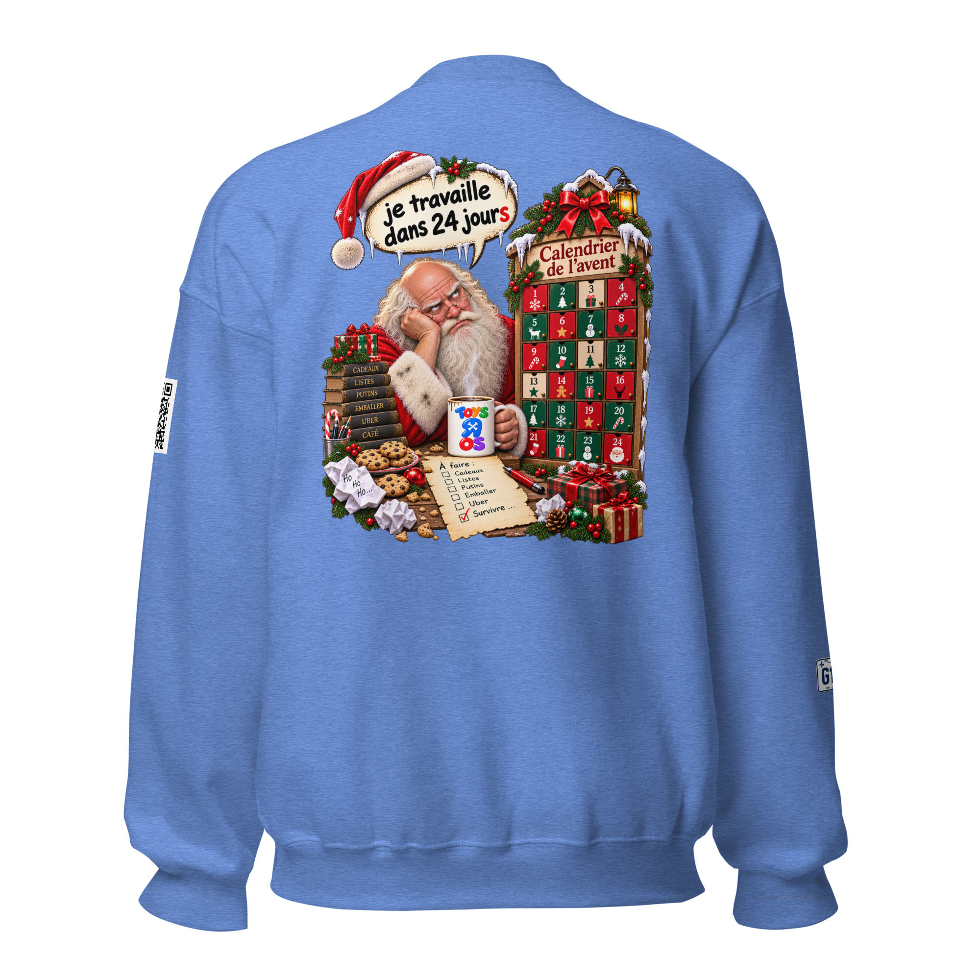 Unisex Sweatshirt-Pere Noel
