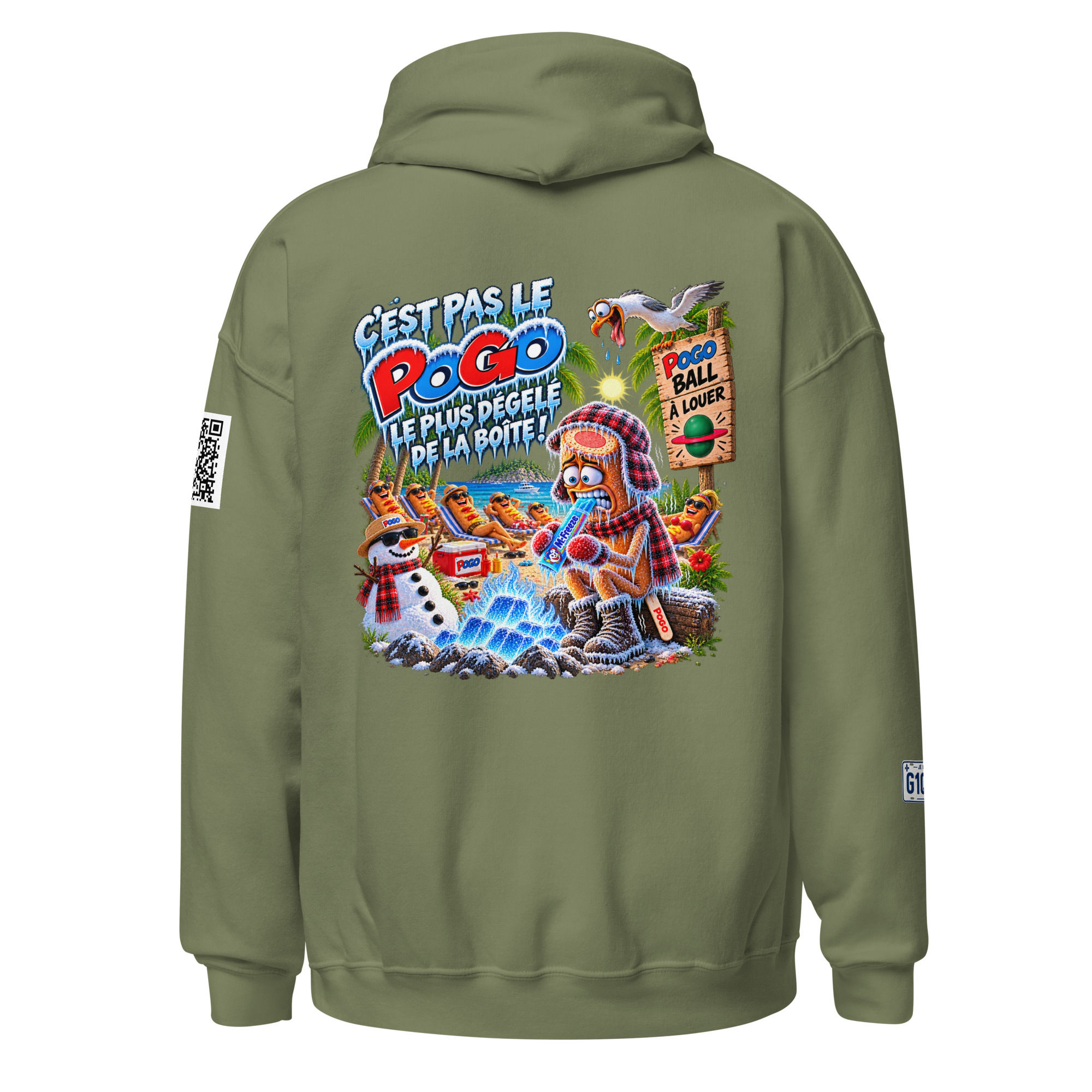 Unisex Hoodie-C'est pas le pogo le plus dégelé