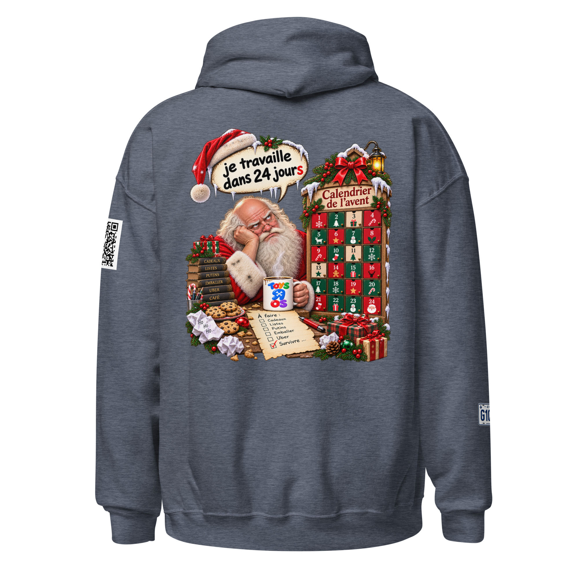 Unisex Hoodie-Pere Noel