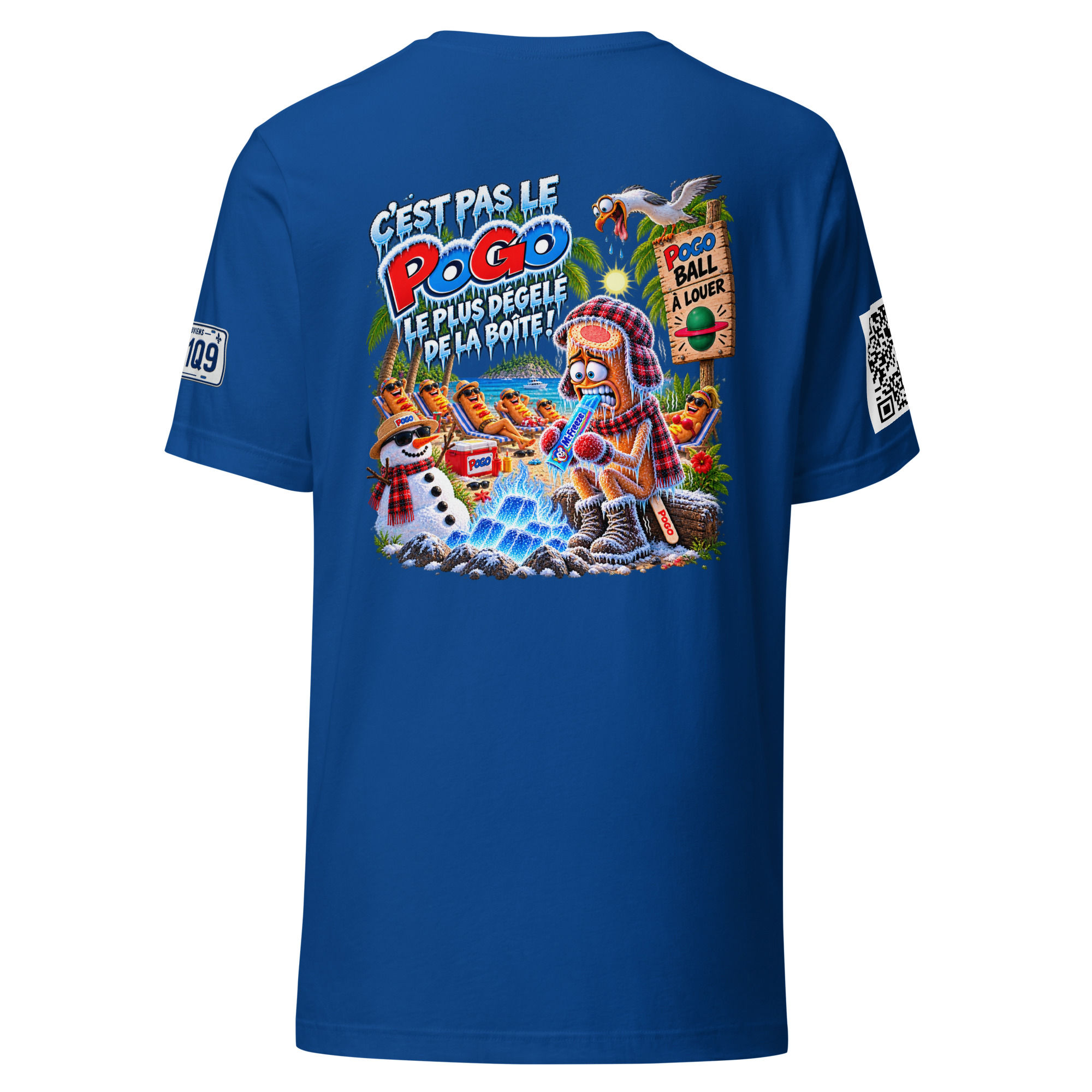 Unisex t-shirt-C'est pas le pogo le plus dégelé