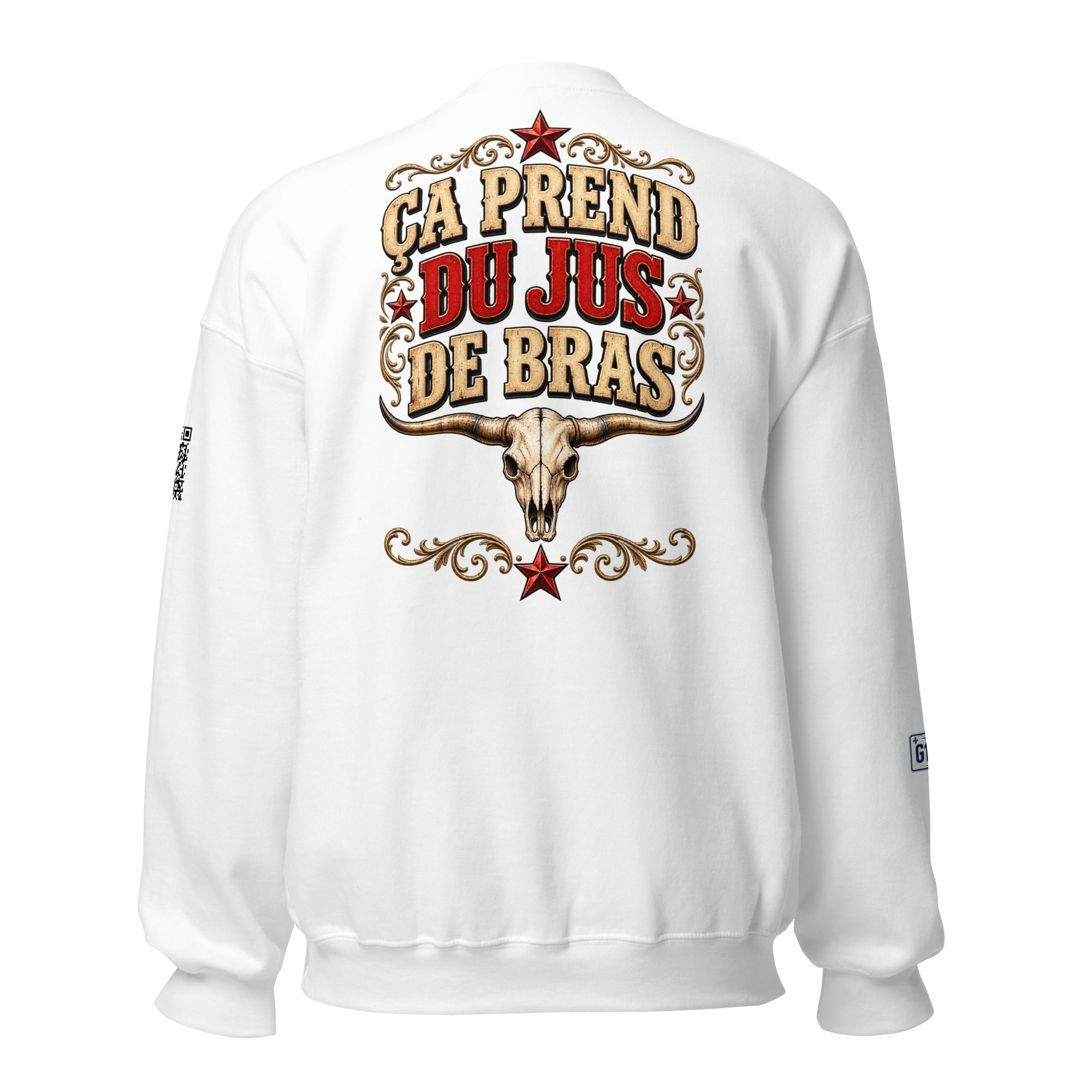 Unisex Sweatshirt-Ca prend du jus de bras