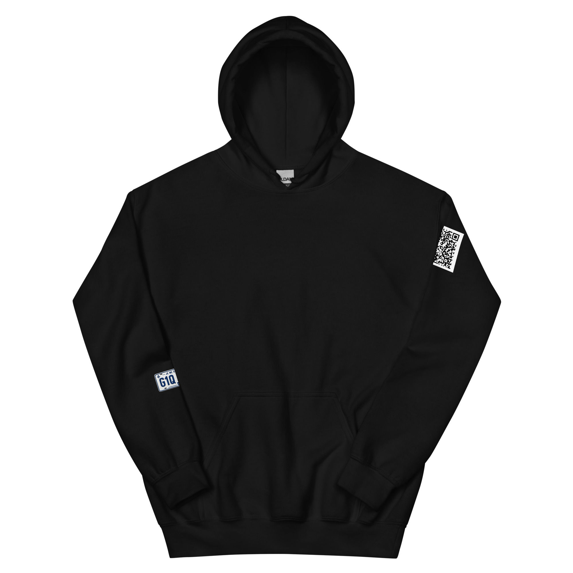 Unisex Hoodie- Queue élevé en liberté