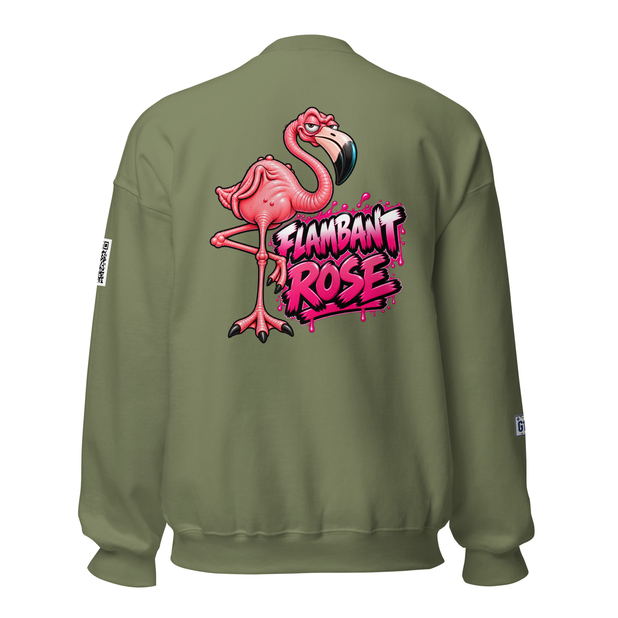 Unisex Sweatshirt-Flambant Rose