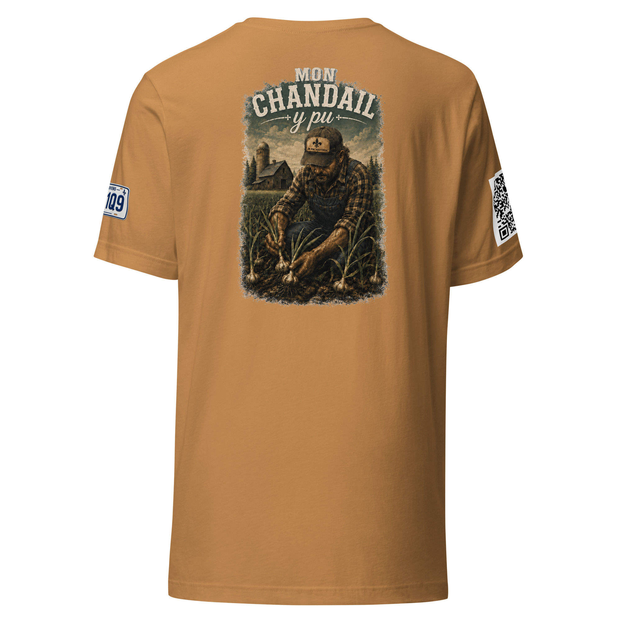 Unisex t-shirt-Mon chandail y pu
