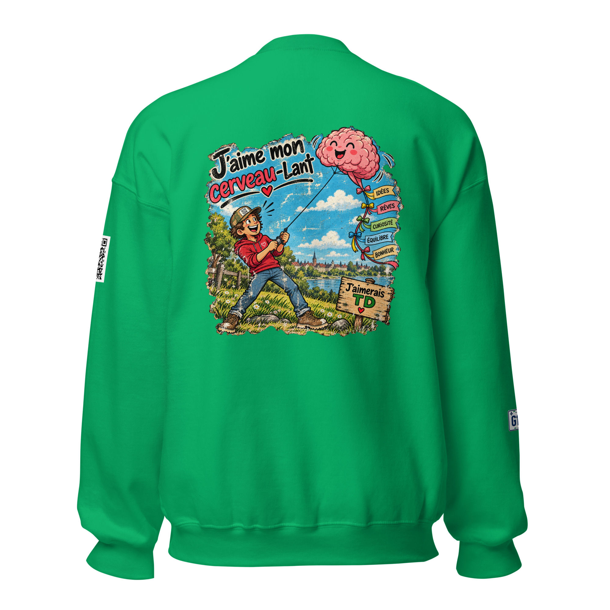 Unisex Sweatshirt-Cervo-lant