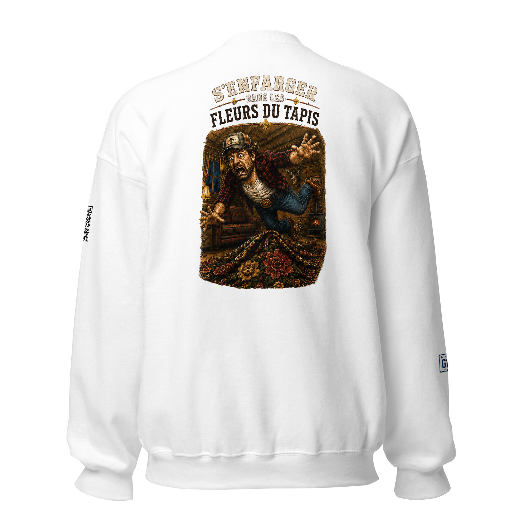 Unisex Sweatshirt- S'enfarger dans les fleurs
