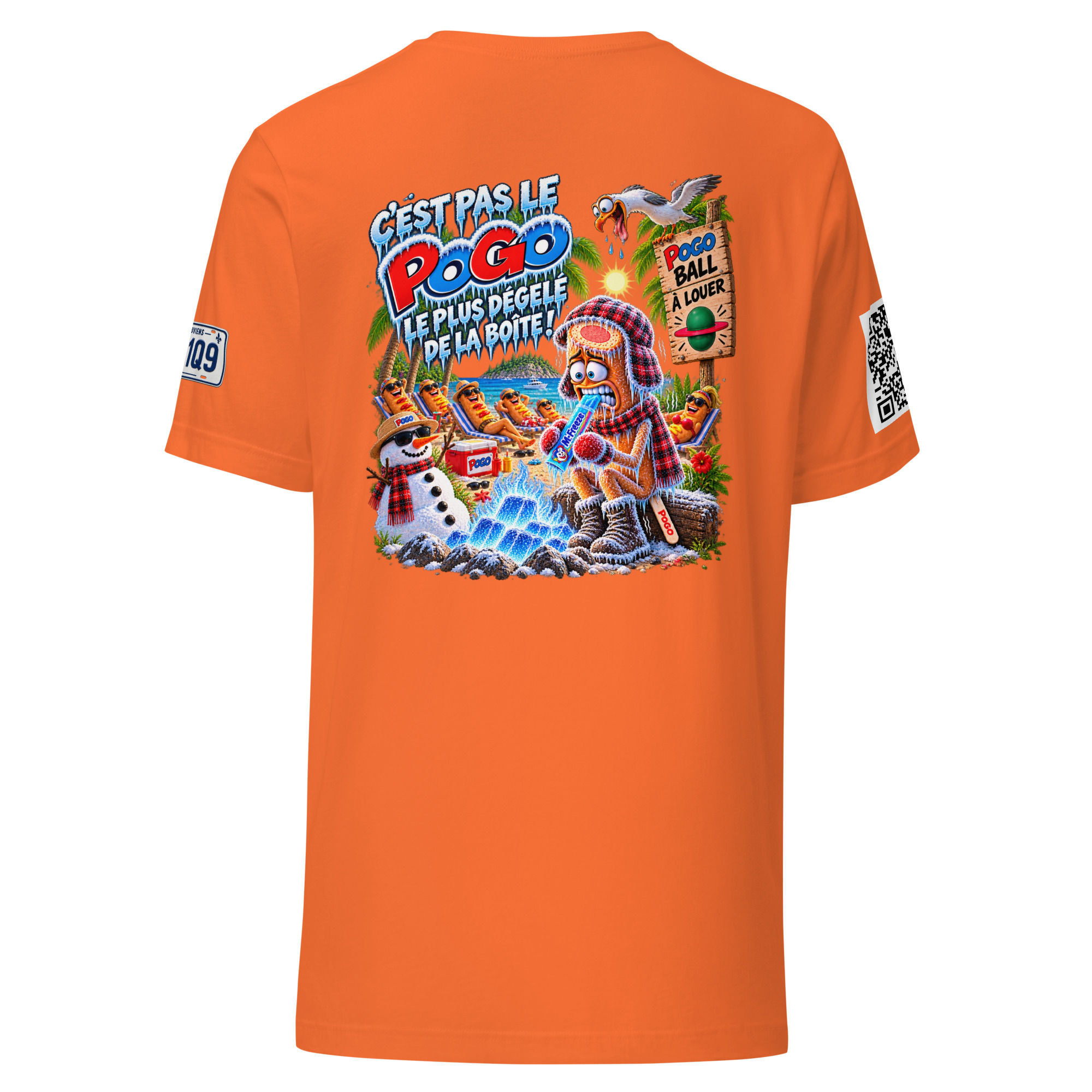 Unisex t-shirt-C'est pas le pogo le plus dégelé