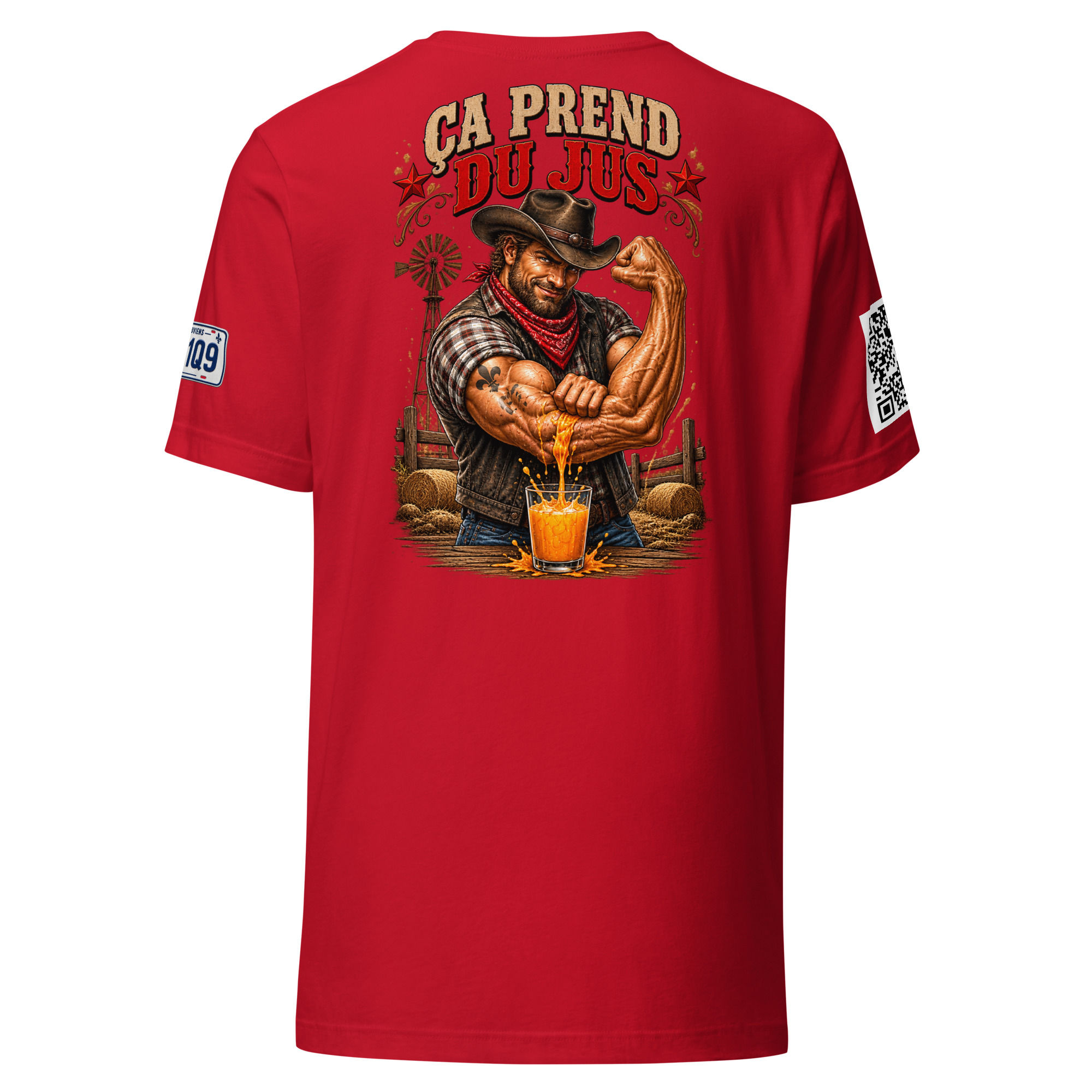 Unisex t-shirt-Ca prend du jus de bras