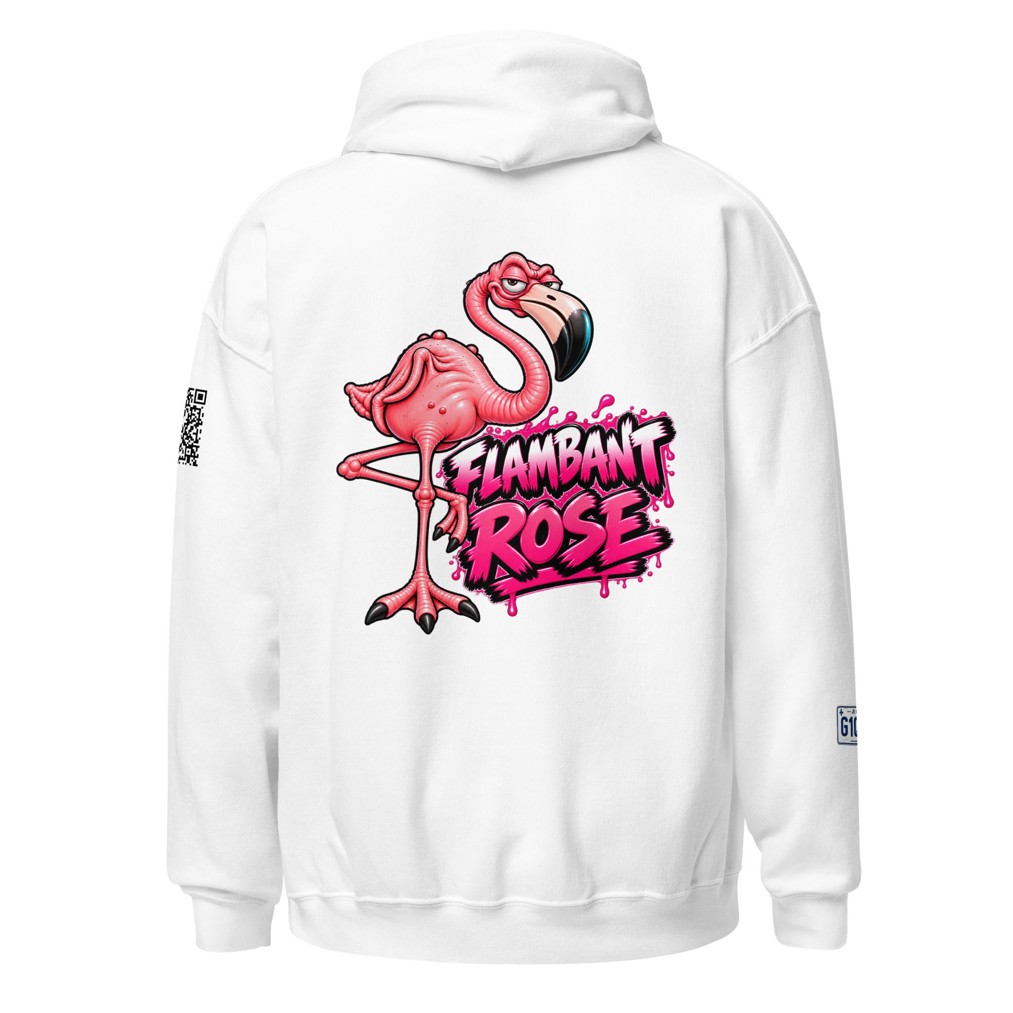 Unisex Hoodie-Flambant Rose