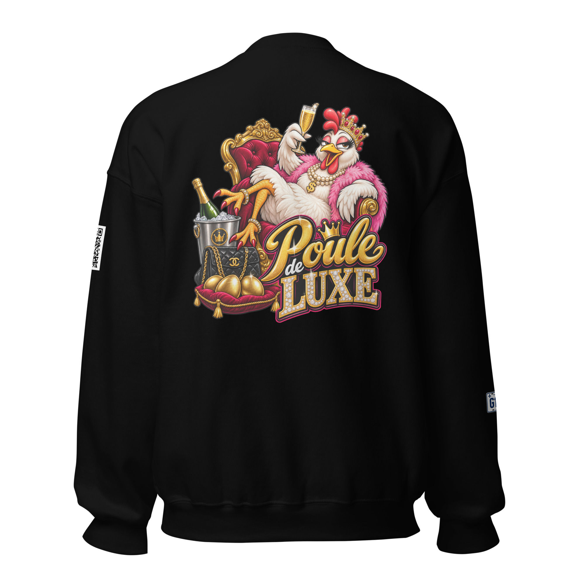 Unisex Sweatshirt-Poule de luxe