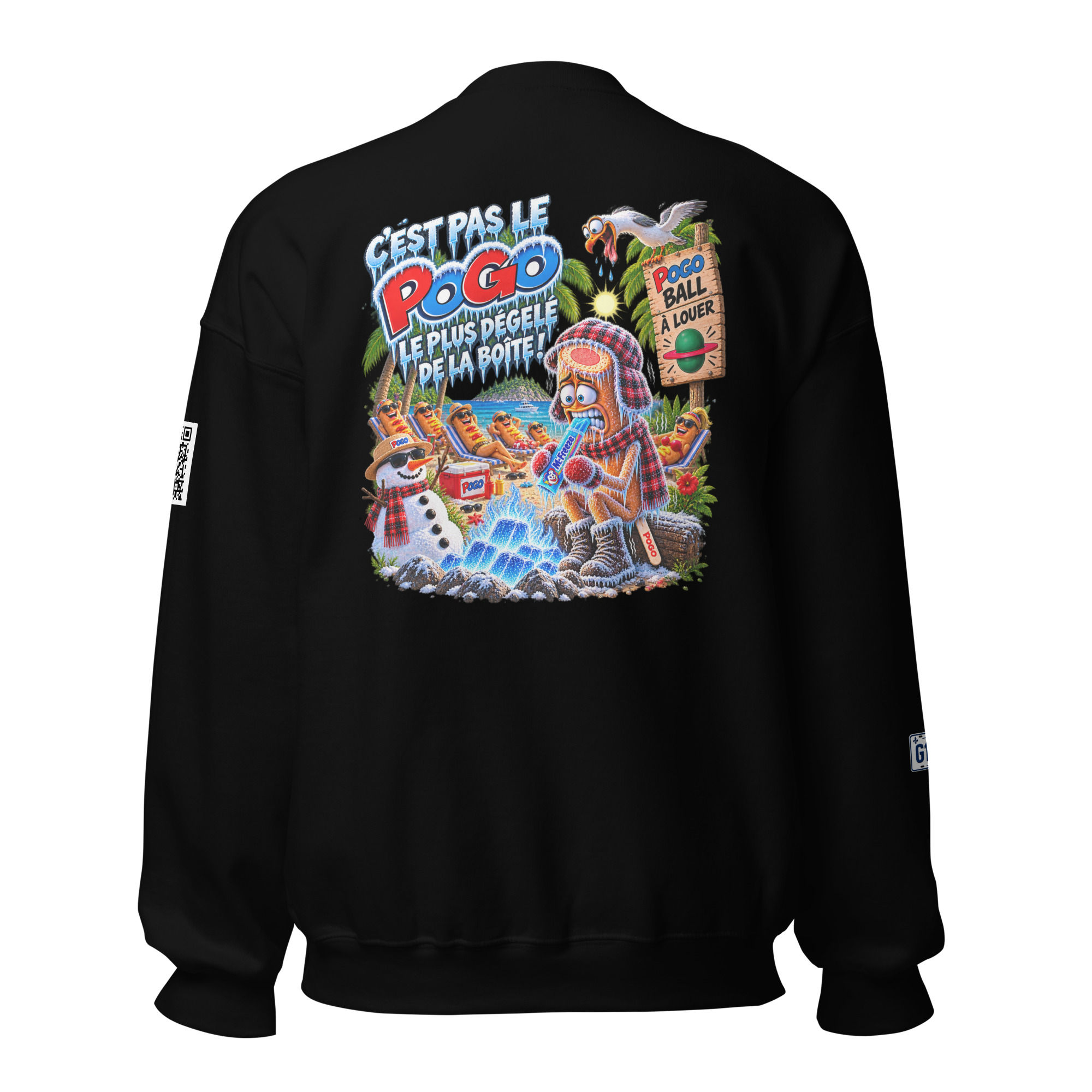 Unisex Sweatshirt-C'est pas le pogo le plus dégelé
