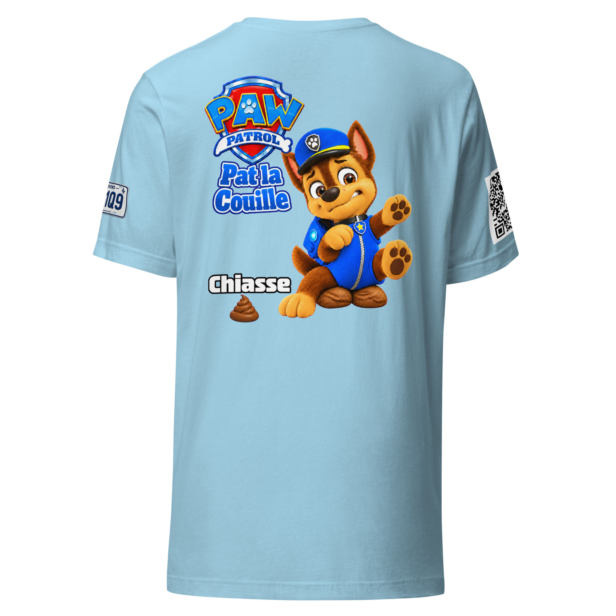Unisex t-shirt-Pat la couille