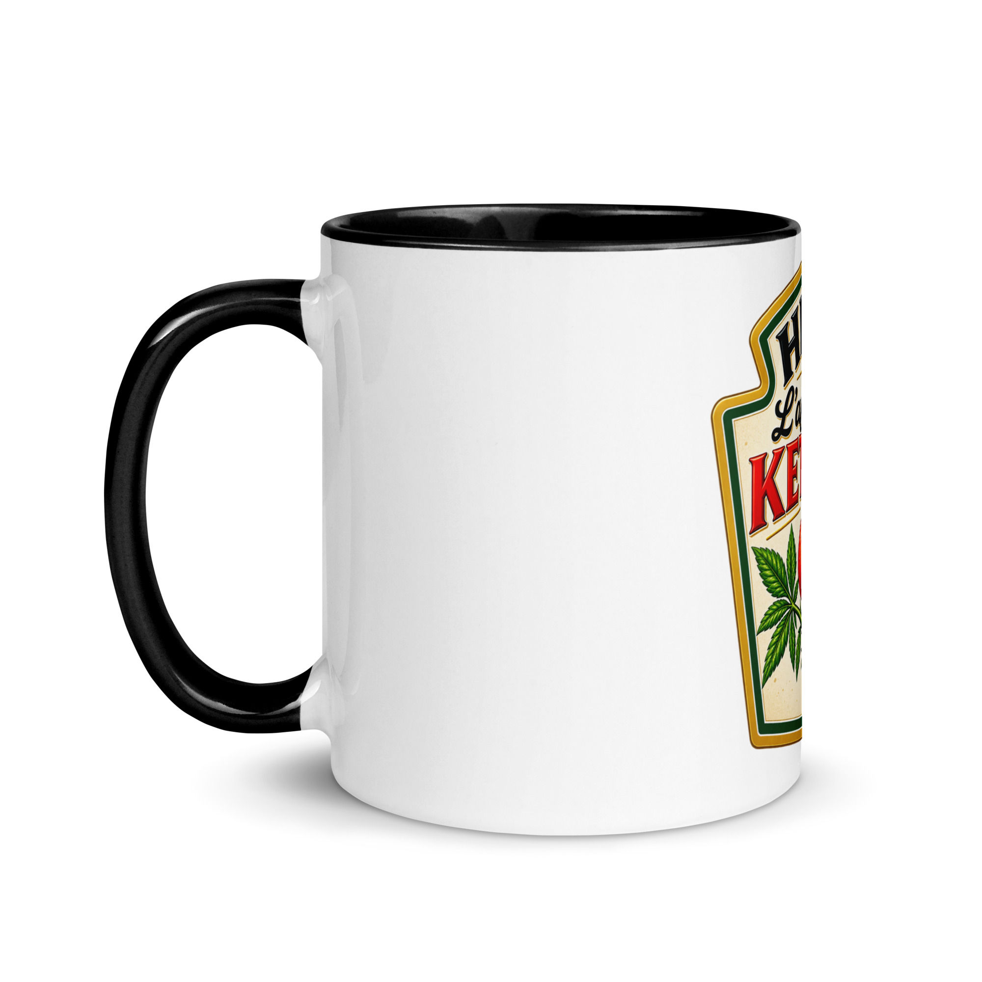 Mug with Color Inside-L'affaire est Ketchup