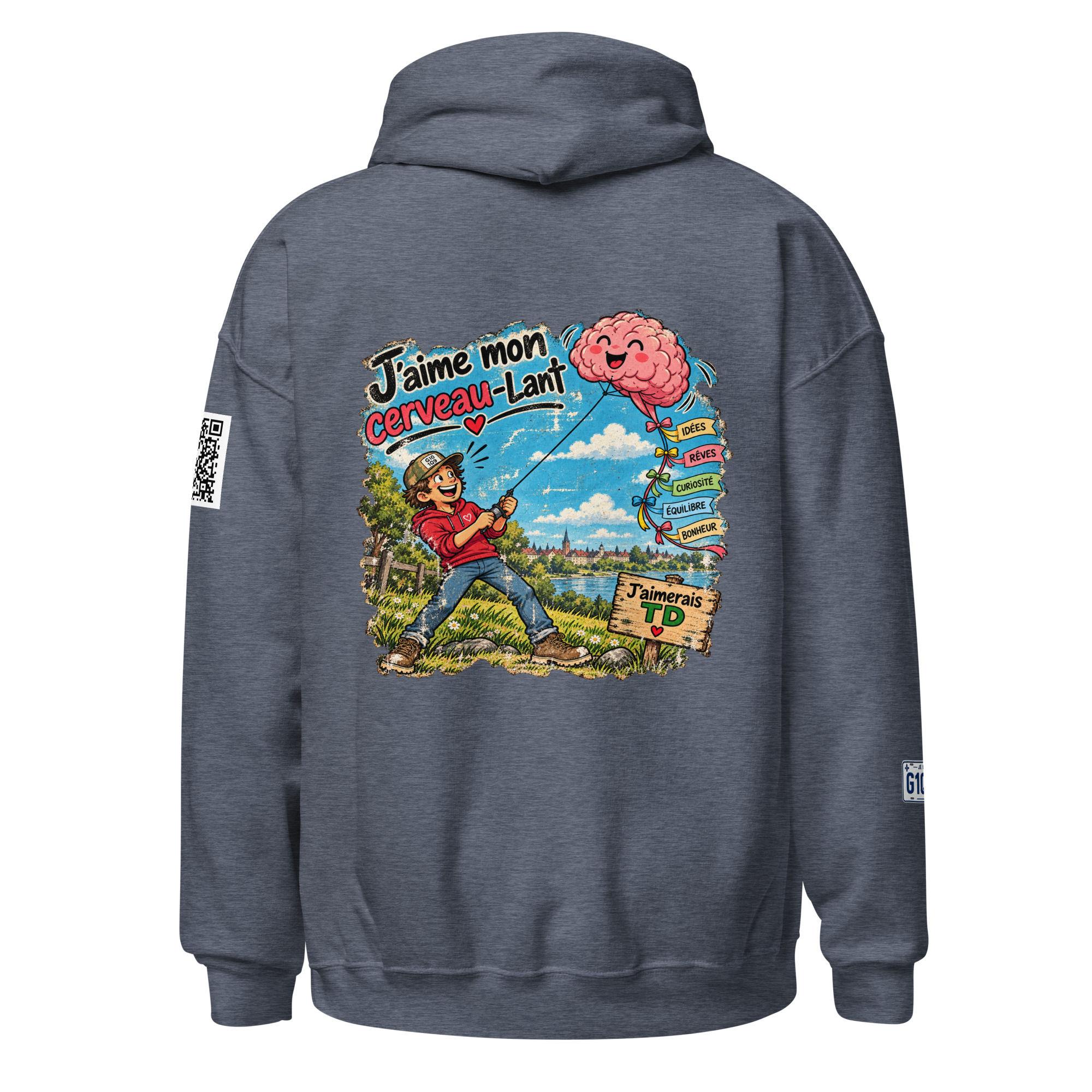 Unisex Hoodie-Cervo-lant