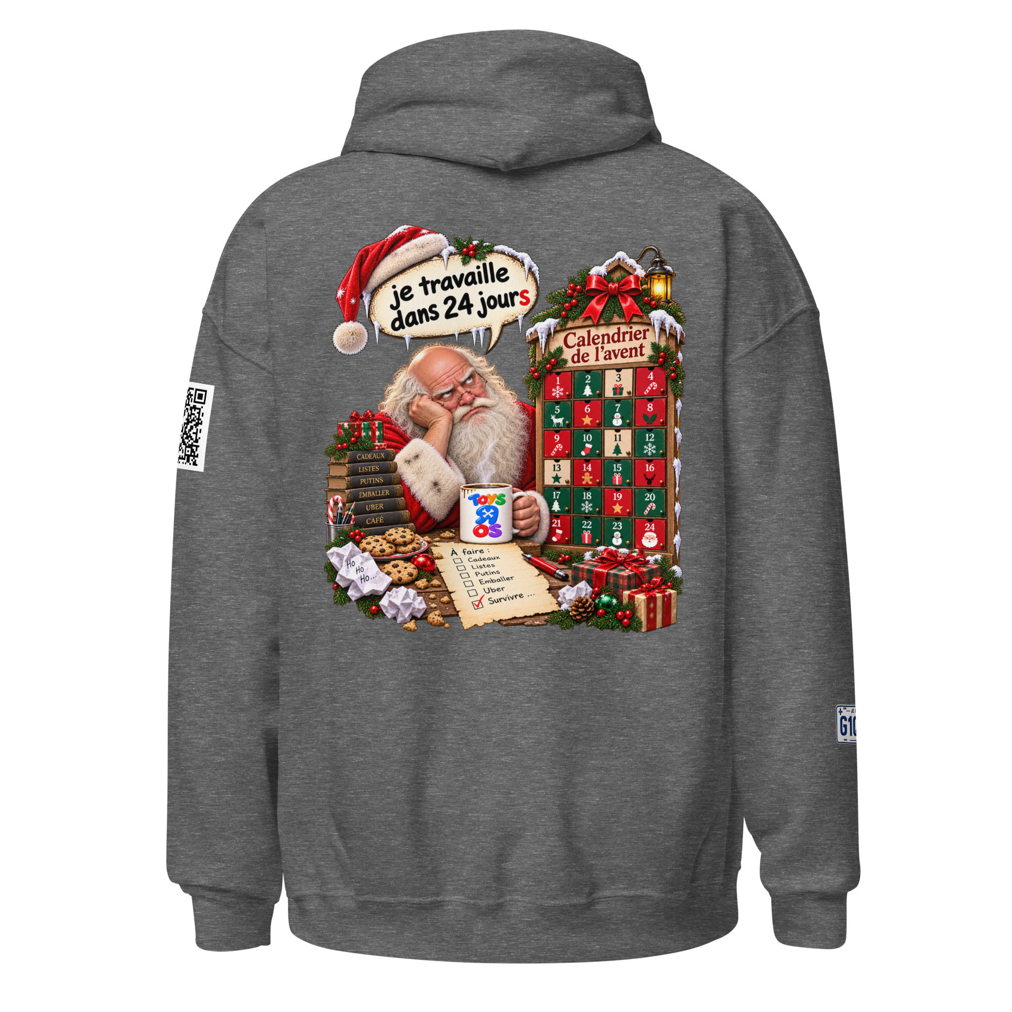 Unisex Hoodie-Pere Noel