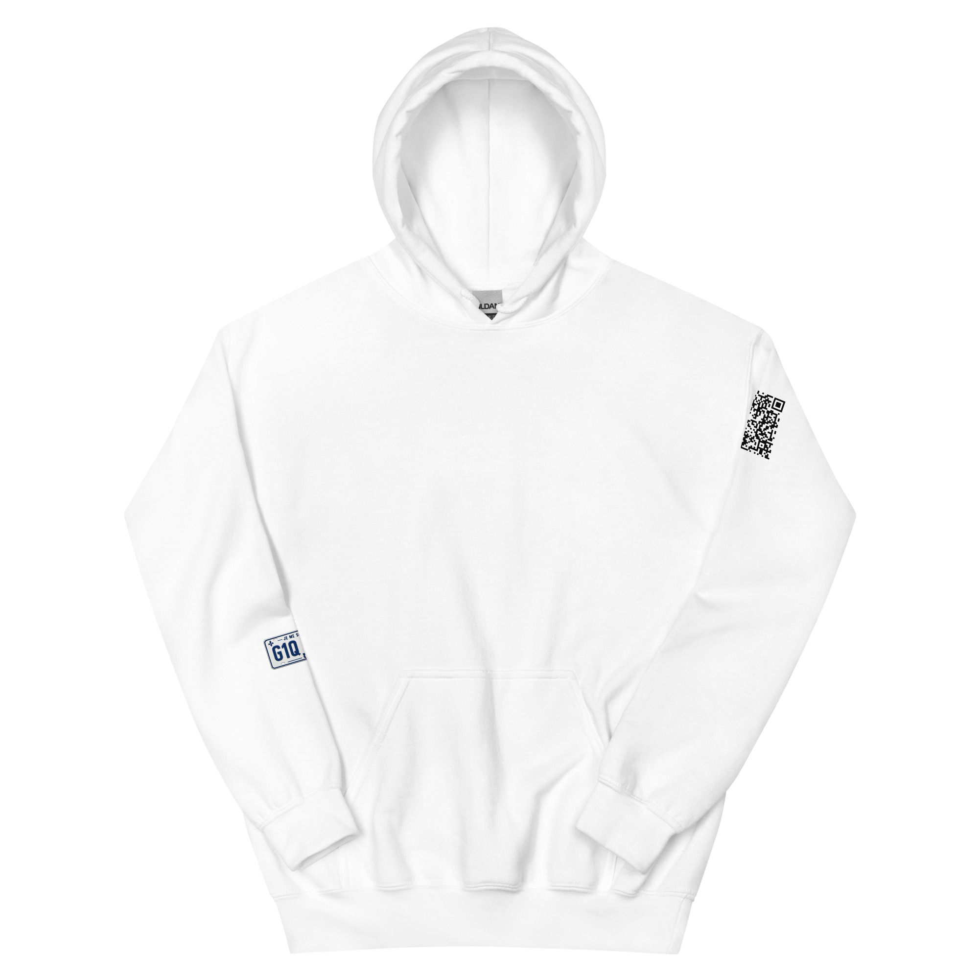 Unisex Hoodie- Queue élevé en liberté