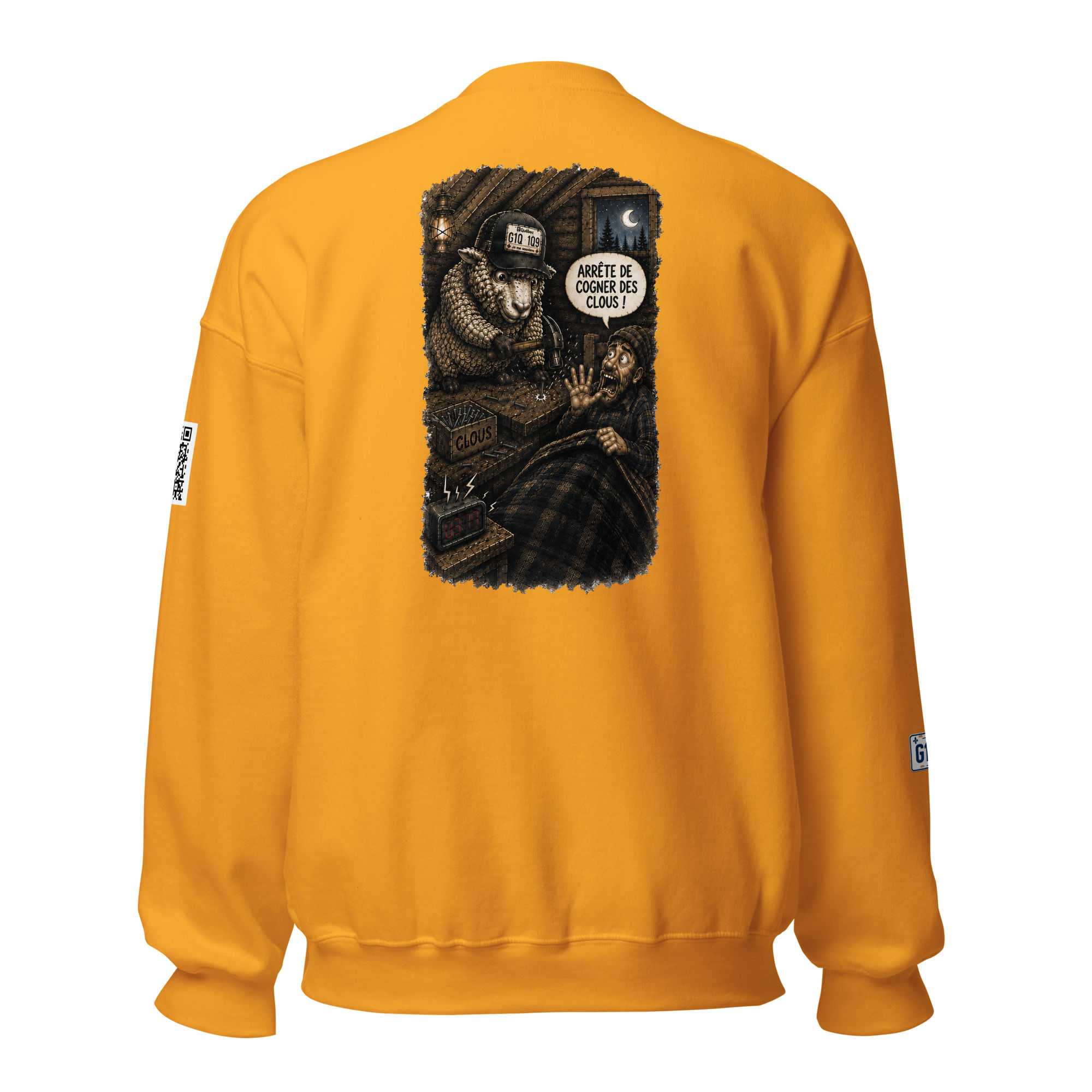 Unisex Sweatshirt- Cogner des clous