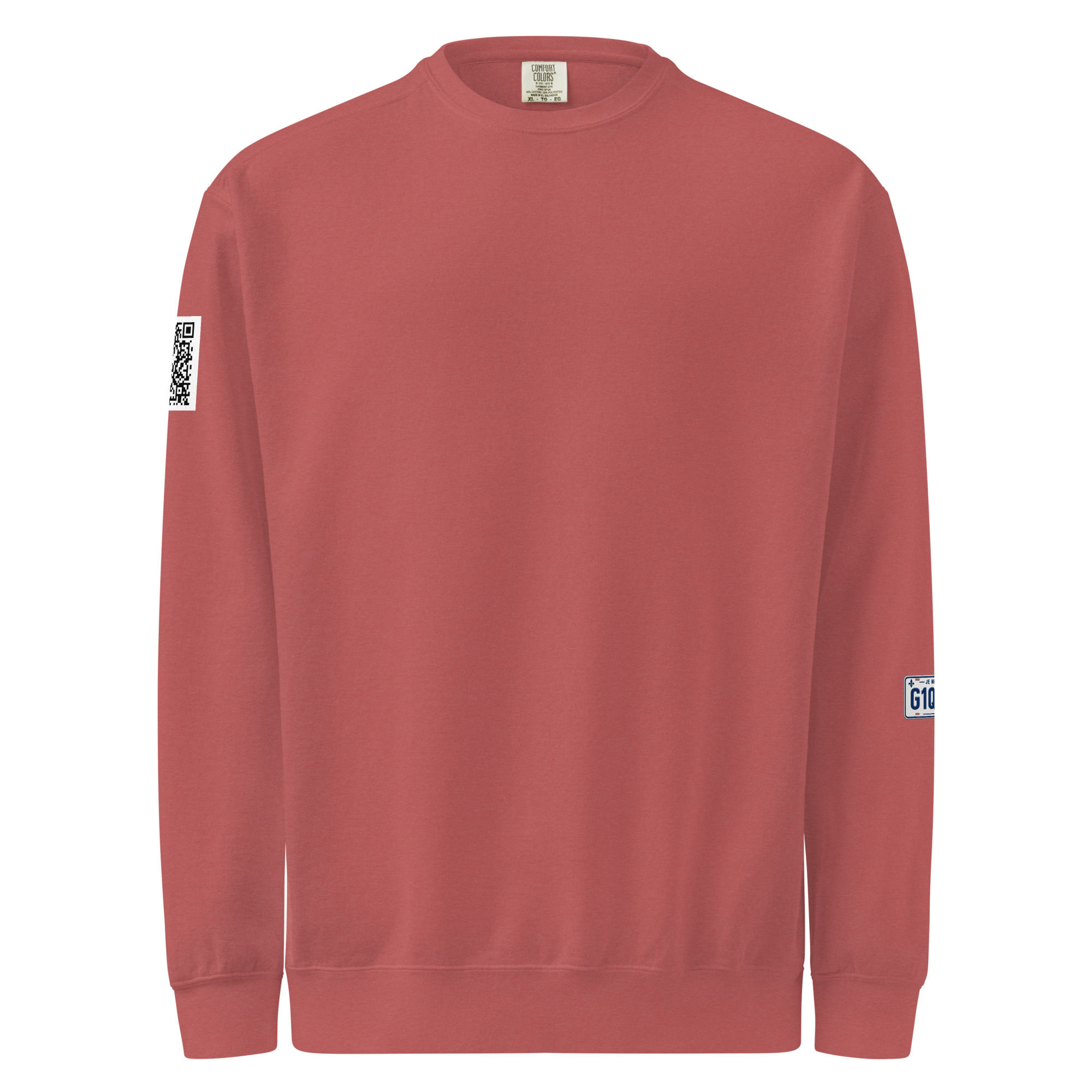 Unisex garment-dyed sweatshirt-Je me souviens 70-80