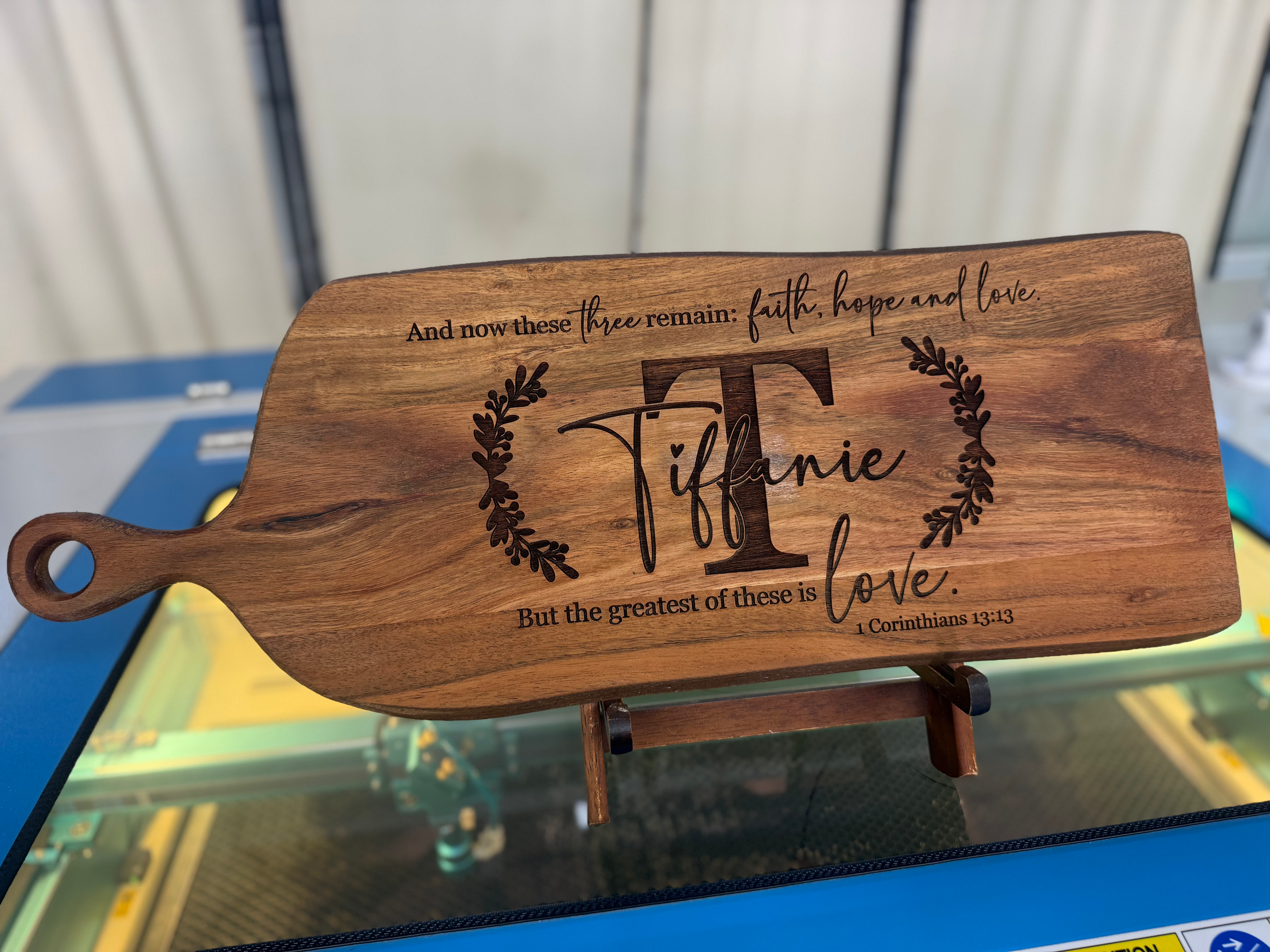 Custom Engraved Cutting or Charcuterie Board
