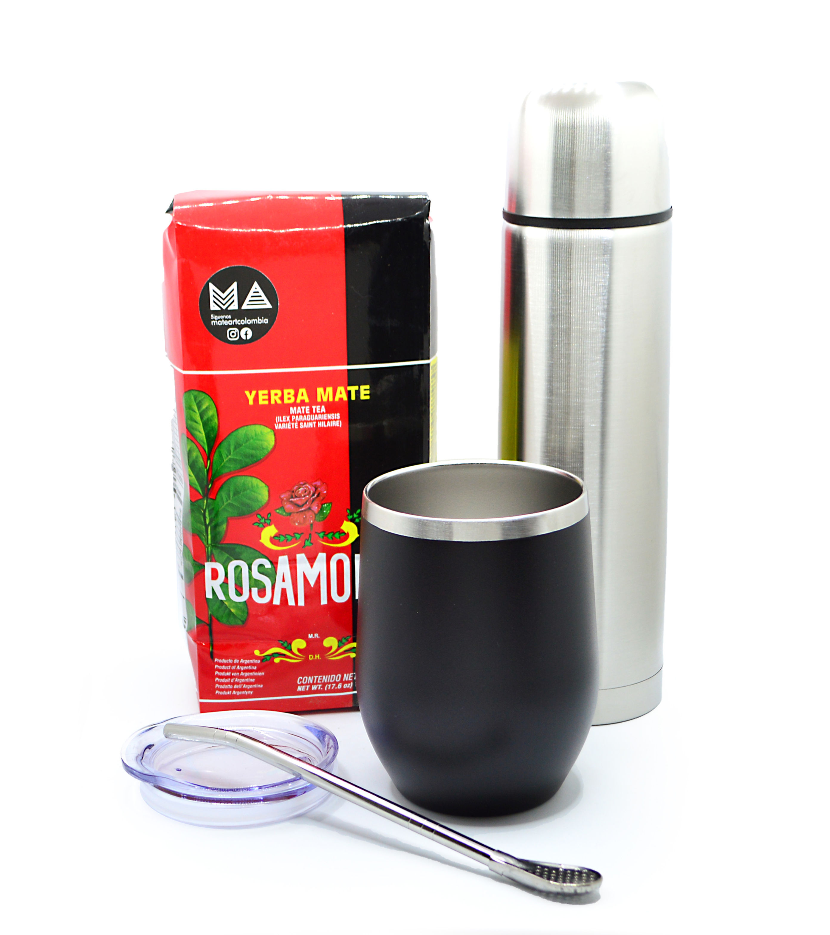 COMBO YERBA MATE+JUEGO CALABAZA POP+TERMO 500ml