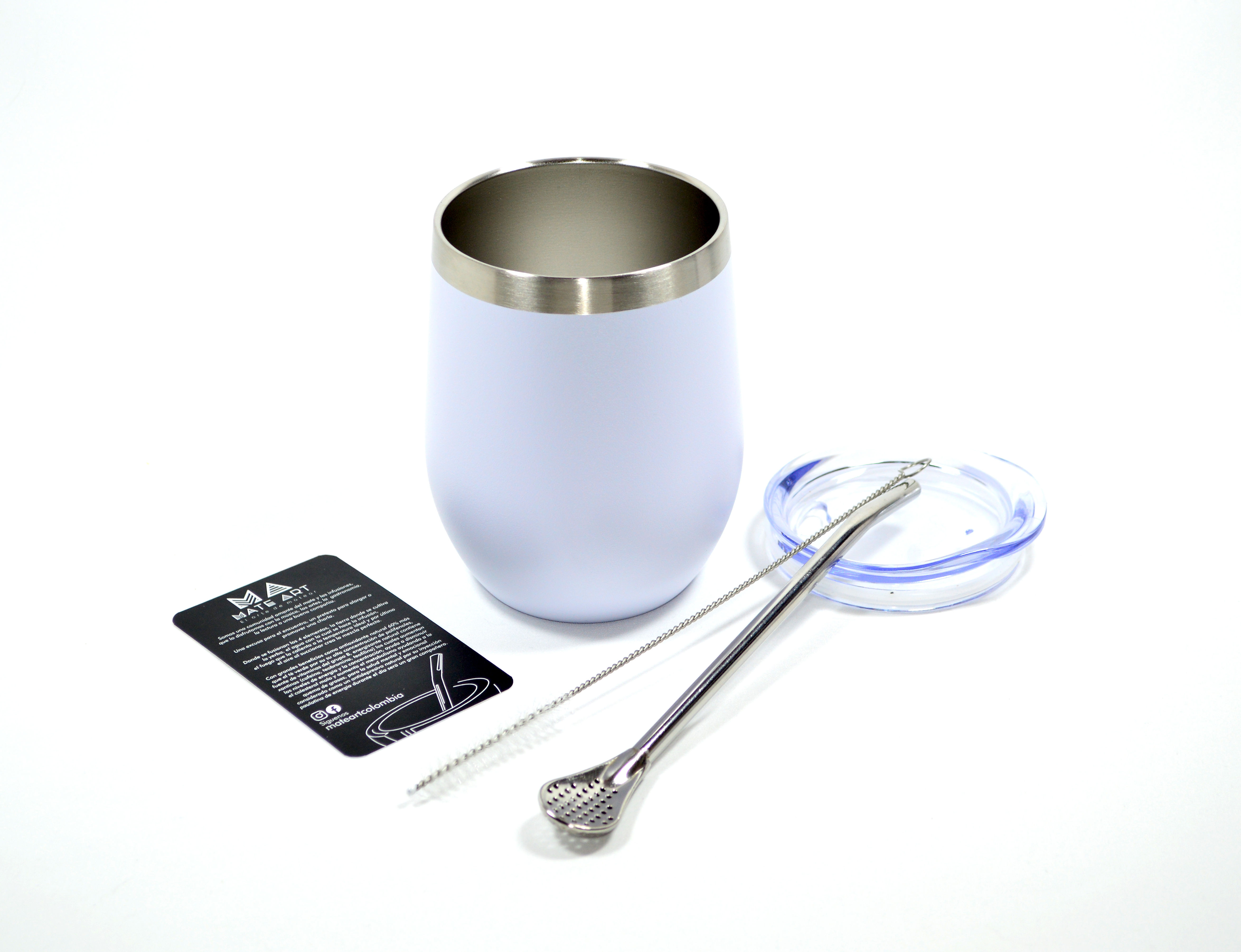 YERBA MATE JUEGO CALABAZA POP BLANCO