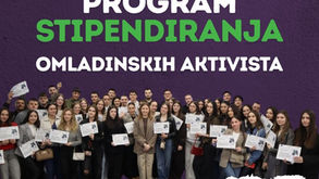 JAVNI POZIV PROGRAM STIPENDIRANJA OMLADINSKIH AKTIVISTA