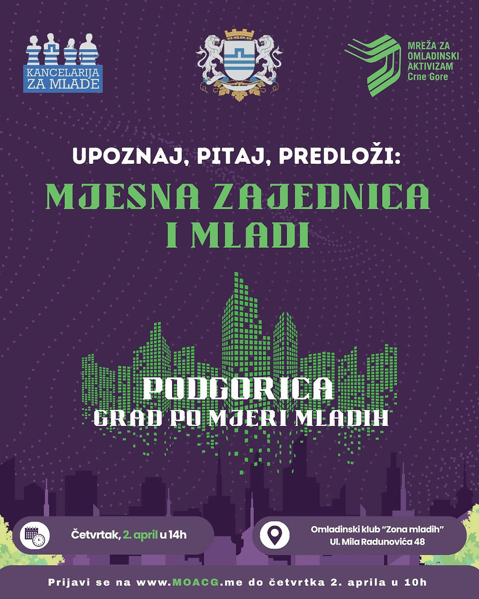 Upoznaj, pitaj, predloži: mjesna zajednica i mladi