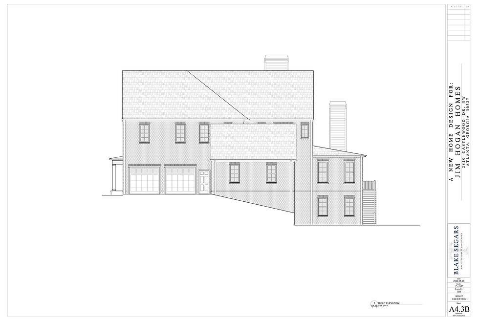 2810 Castlewood Drive- Side Elevation