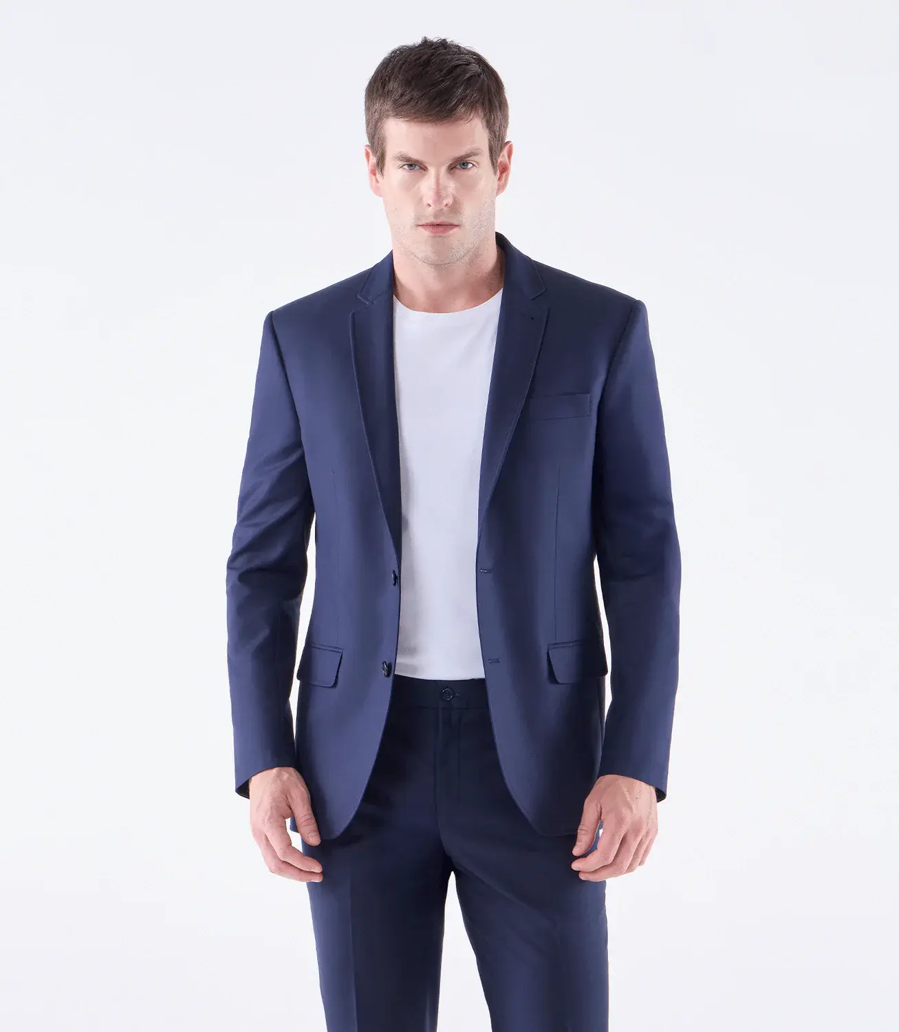 Blazer Live Liso Azul Ricardo Almeida