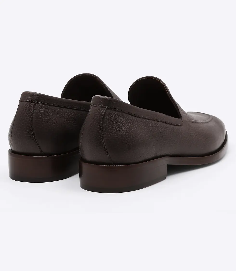 Miniatura: Mocassim Loafer Costura Marrom Ricardo Almeida