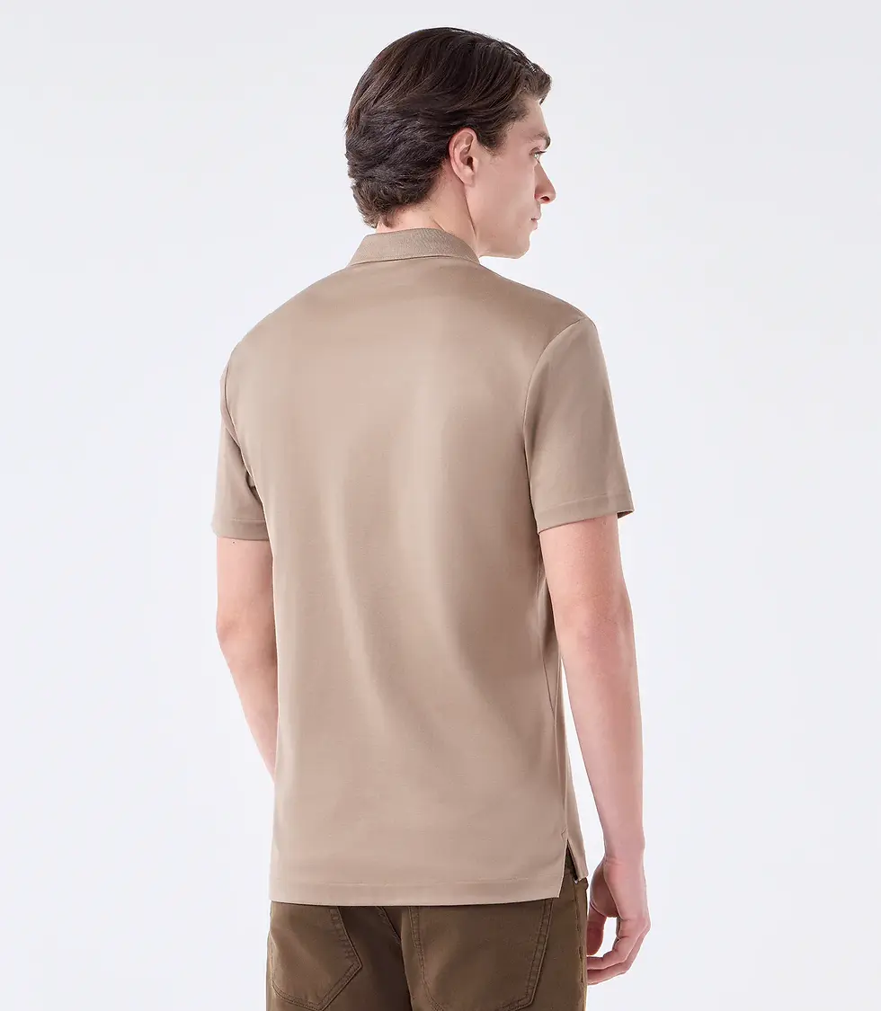 Miniatura: Camisa Polo Interloque Fio 140 Três Botões Kak Ricardo Almeida