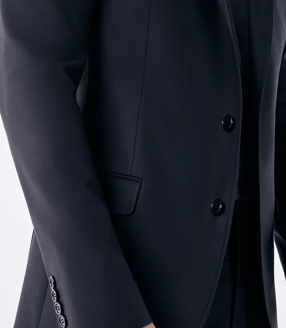 Miniatura: Blazer Live Liso Preto Ricardo Almeida