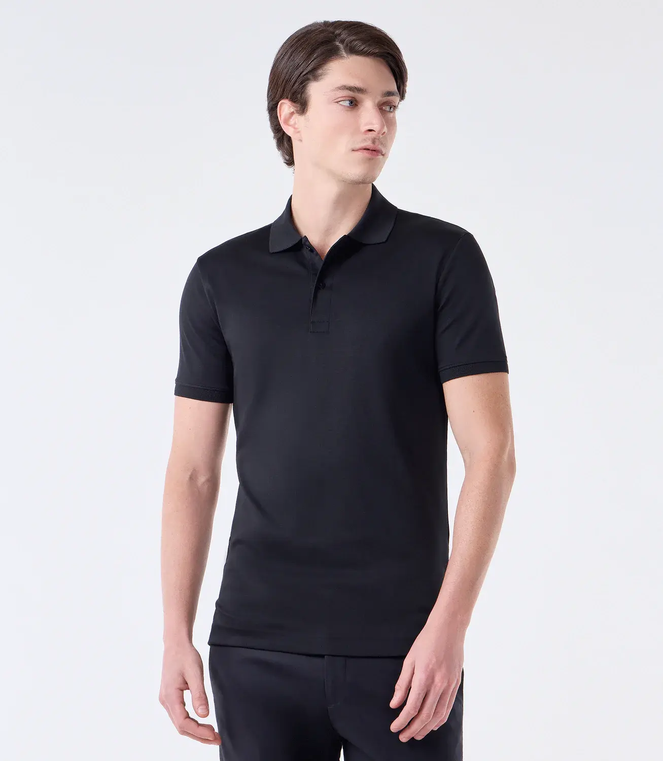 Polo Pima Clássica Preto Ricardo Almeida