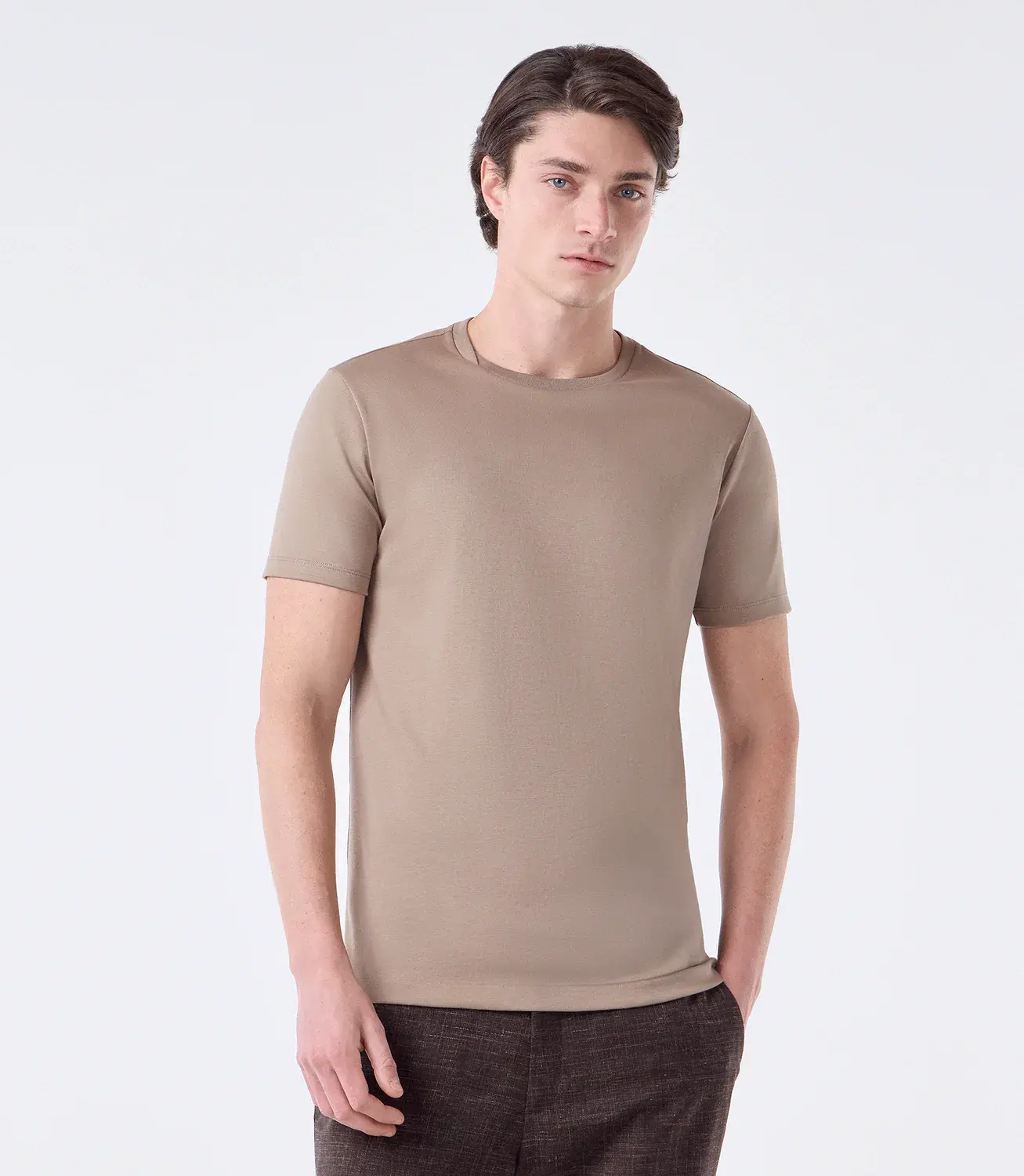 Camiseta Pima Interloque Gola Cruzada Kak Ricardo Almeida