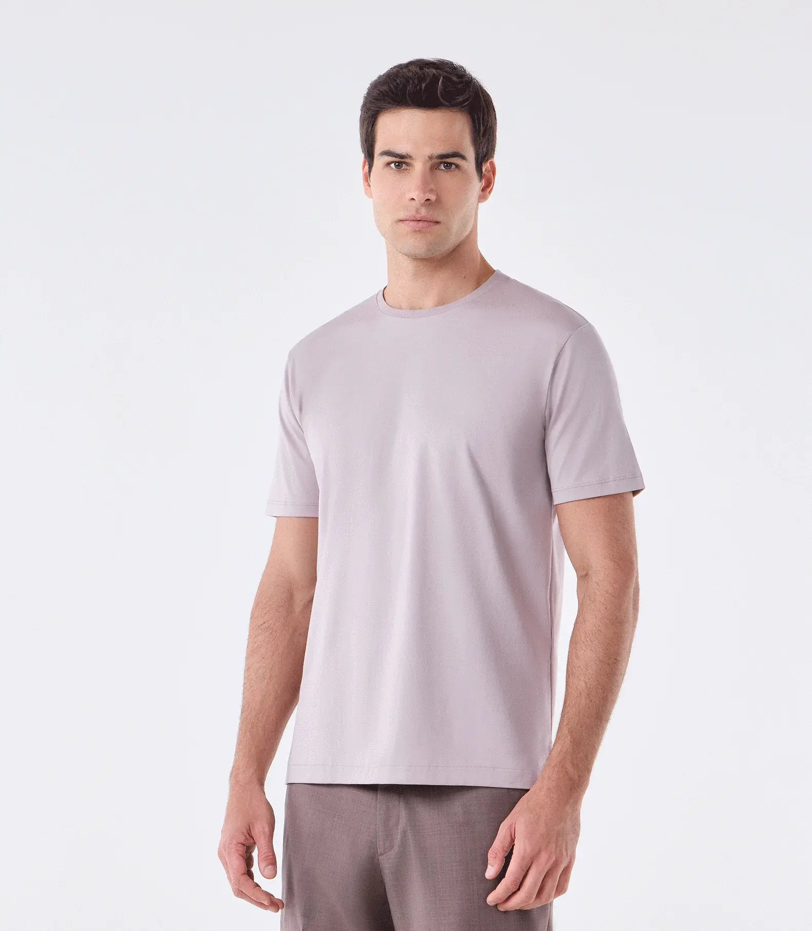 Camiseta Interloque Fio 140 Lilás Ricardo Almeida