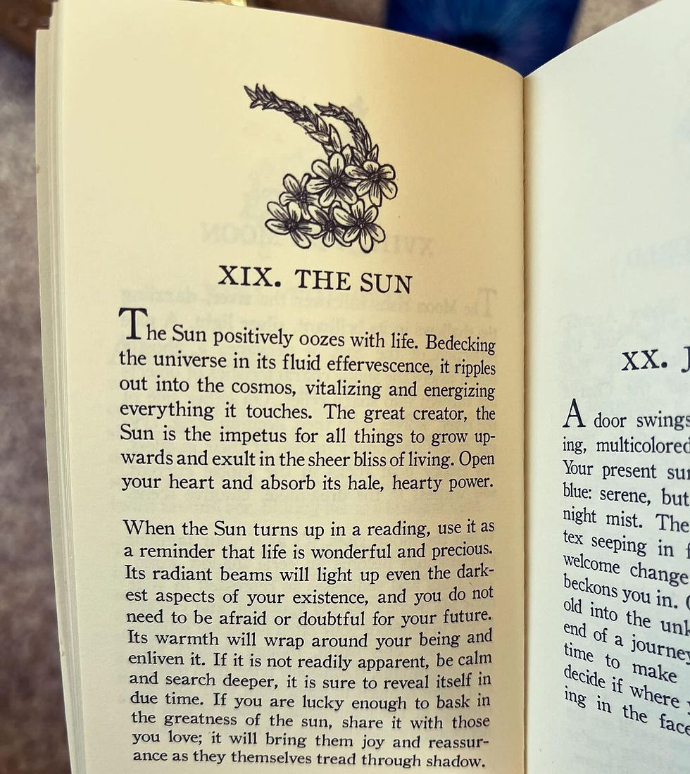 a reading of the sun