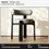Thumbnail: Nordic Light Luxury Living Room Chair Solid Wood Restaurant Dining Chair
