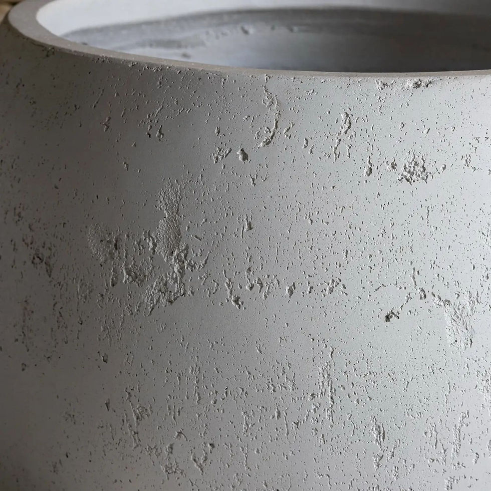 Thumbnail: Orbello | White Mist – 55cm Extra Large Concrete Sphere Planter – 82L