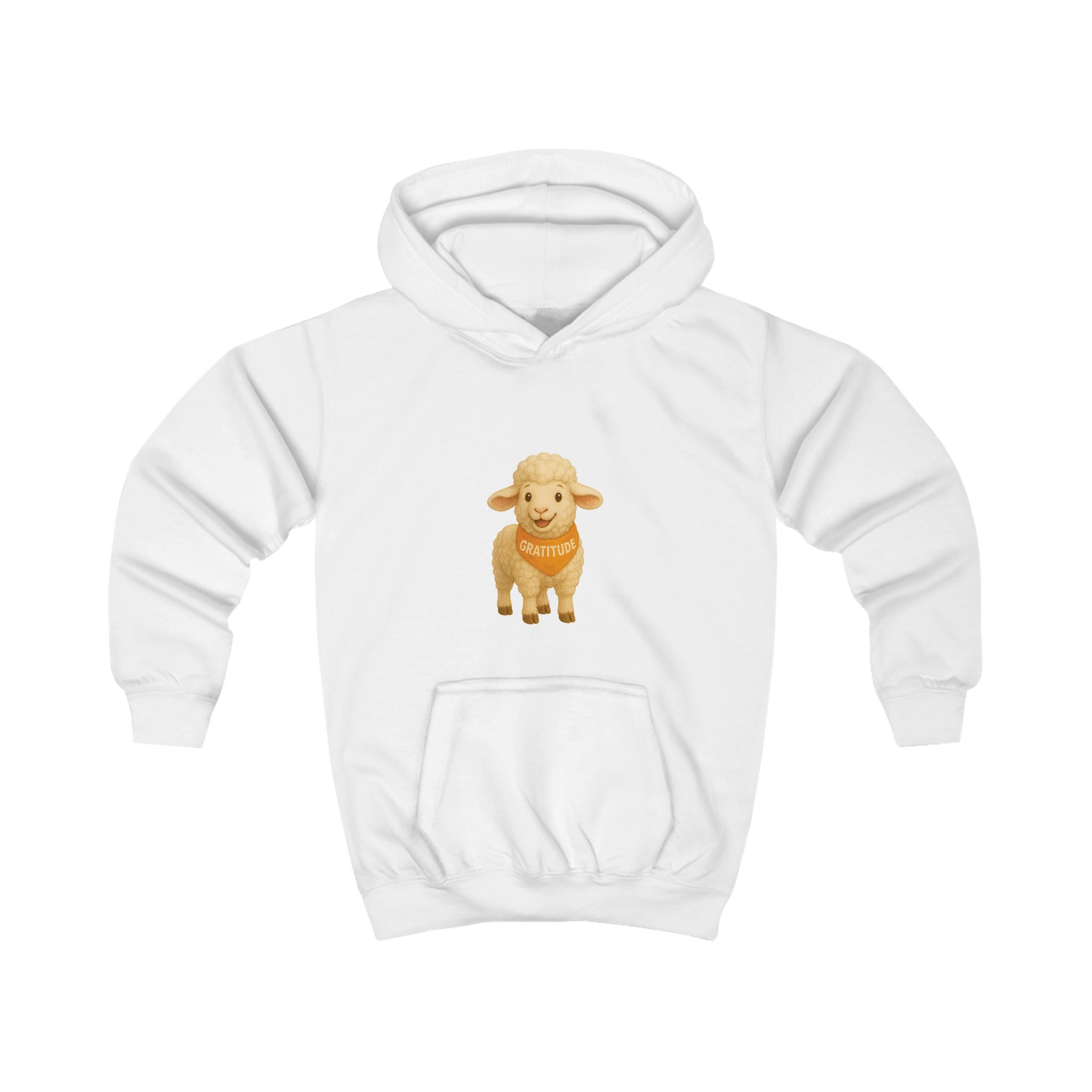 Kids Hoodie. Gratitude Sheep.