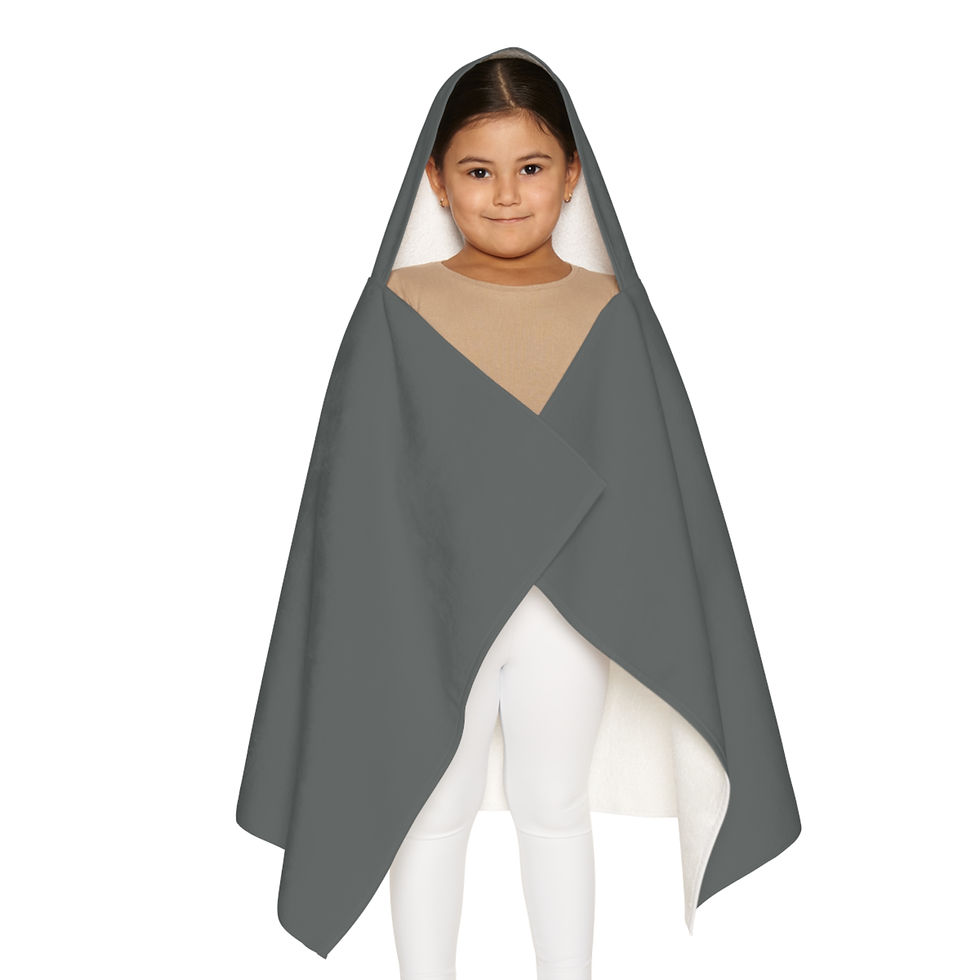 Thumbnail: Kids Hooded Towel- Gratitude Sheep, Virtue Clubhouse Collection