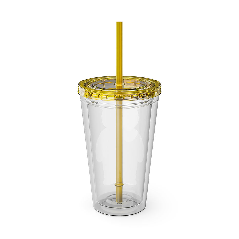 Thumbnail: Responsibility Bear. Sunsplash Tumbler with Straw, 16oz