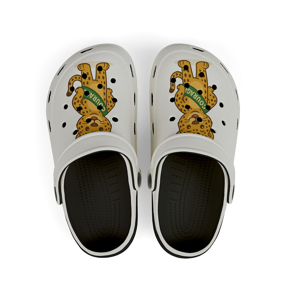 Thumbnail: Kid's Clogs- Courage Jaguar from the Virtue Clubhouse Collection