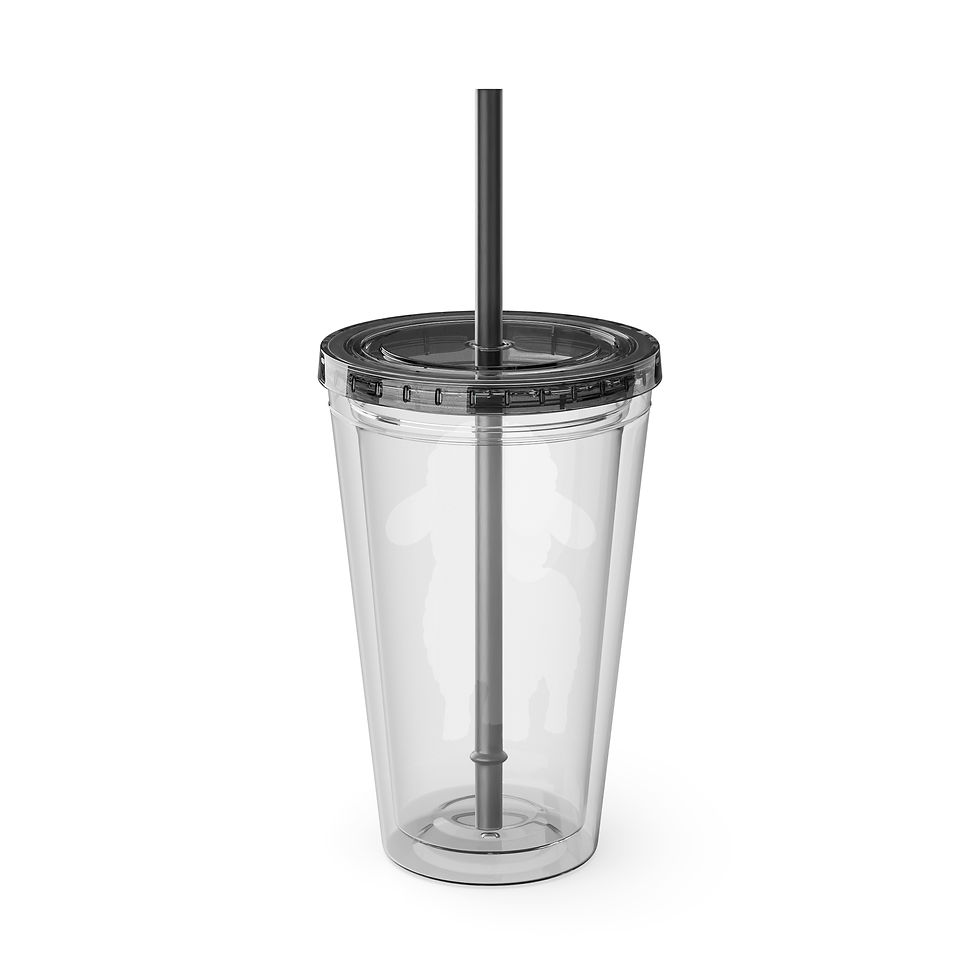 Thumbnail: Gratitude Sheep. Sunsplash Tumbler with Straw, 16oz